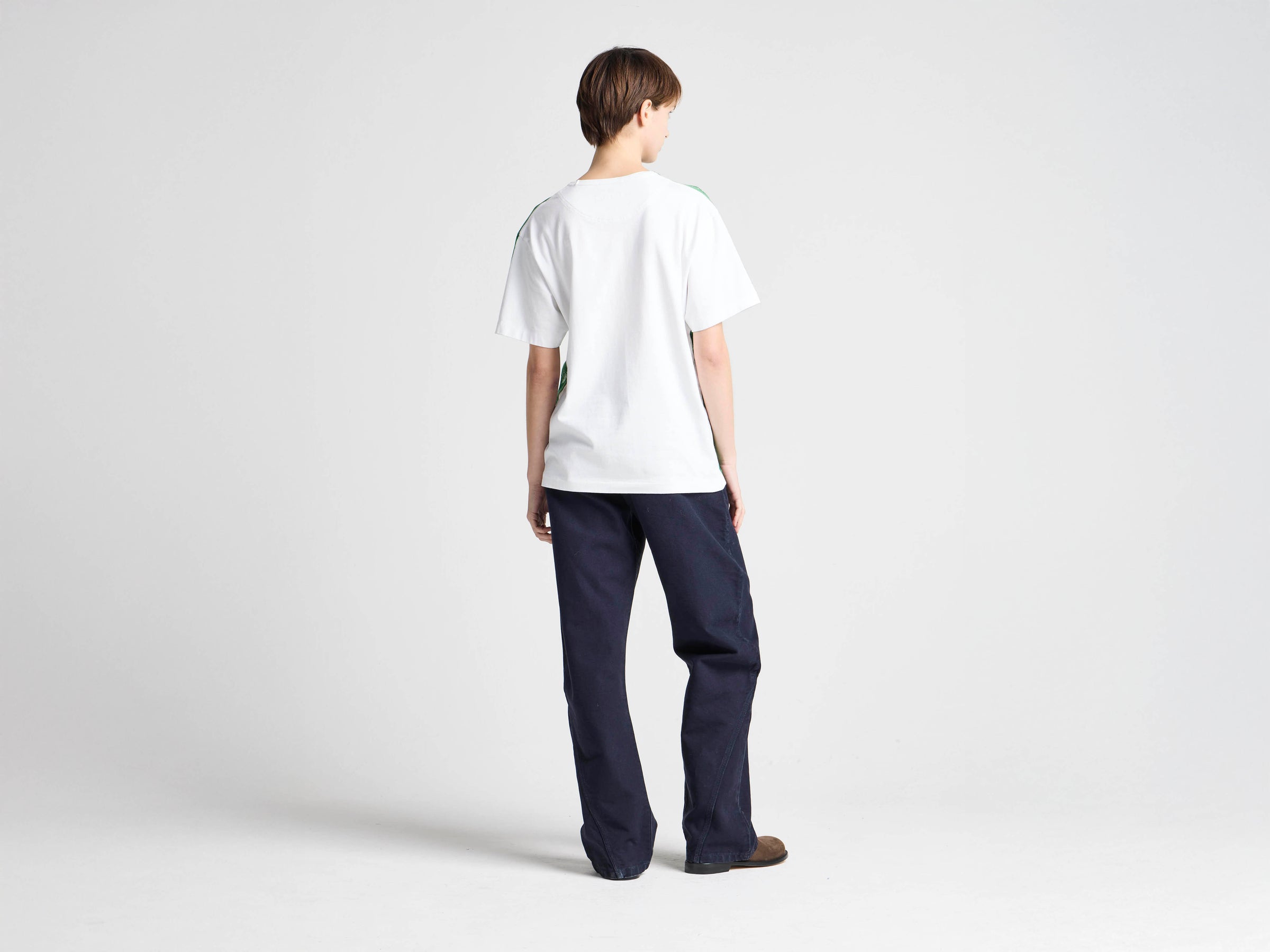 Unisex JW ANDERSON X GUINNESS BOTTLE TOP PRINT T-SHIRT IN GREEN