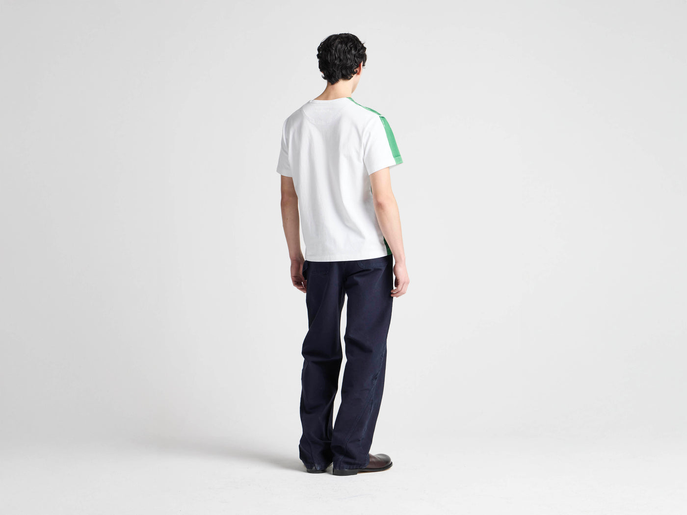 Unisex JW ANDERSON X GUINNESS BOTTLE TOP PRINT T-SHIRT IN GREEN