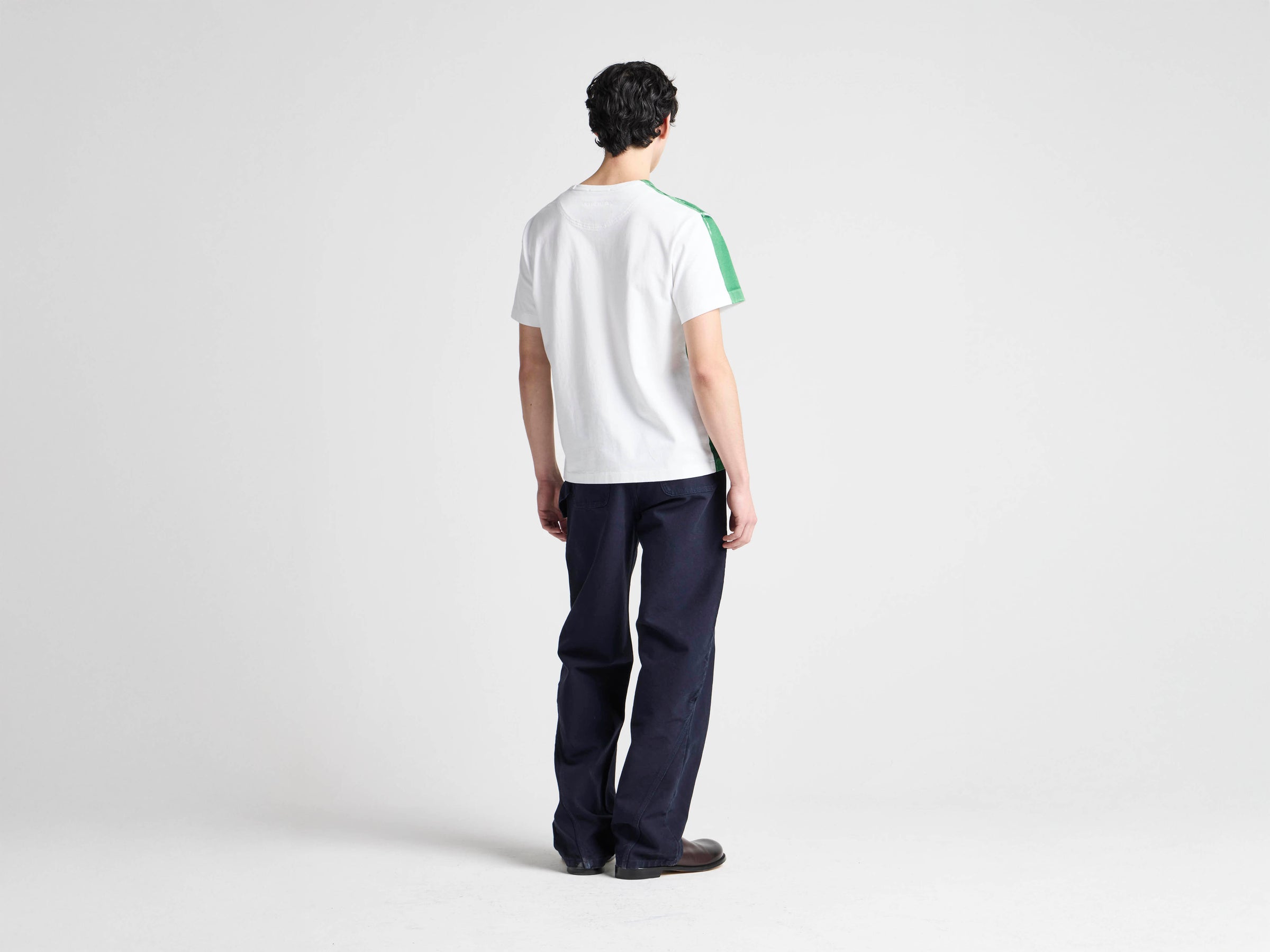 Unisex JW ANDERSON X GUINNESS BOTTLE TOP PRINT T-SHIRT IN GREEN