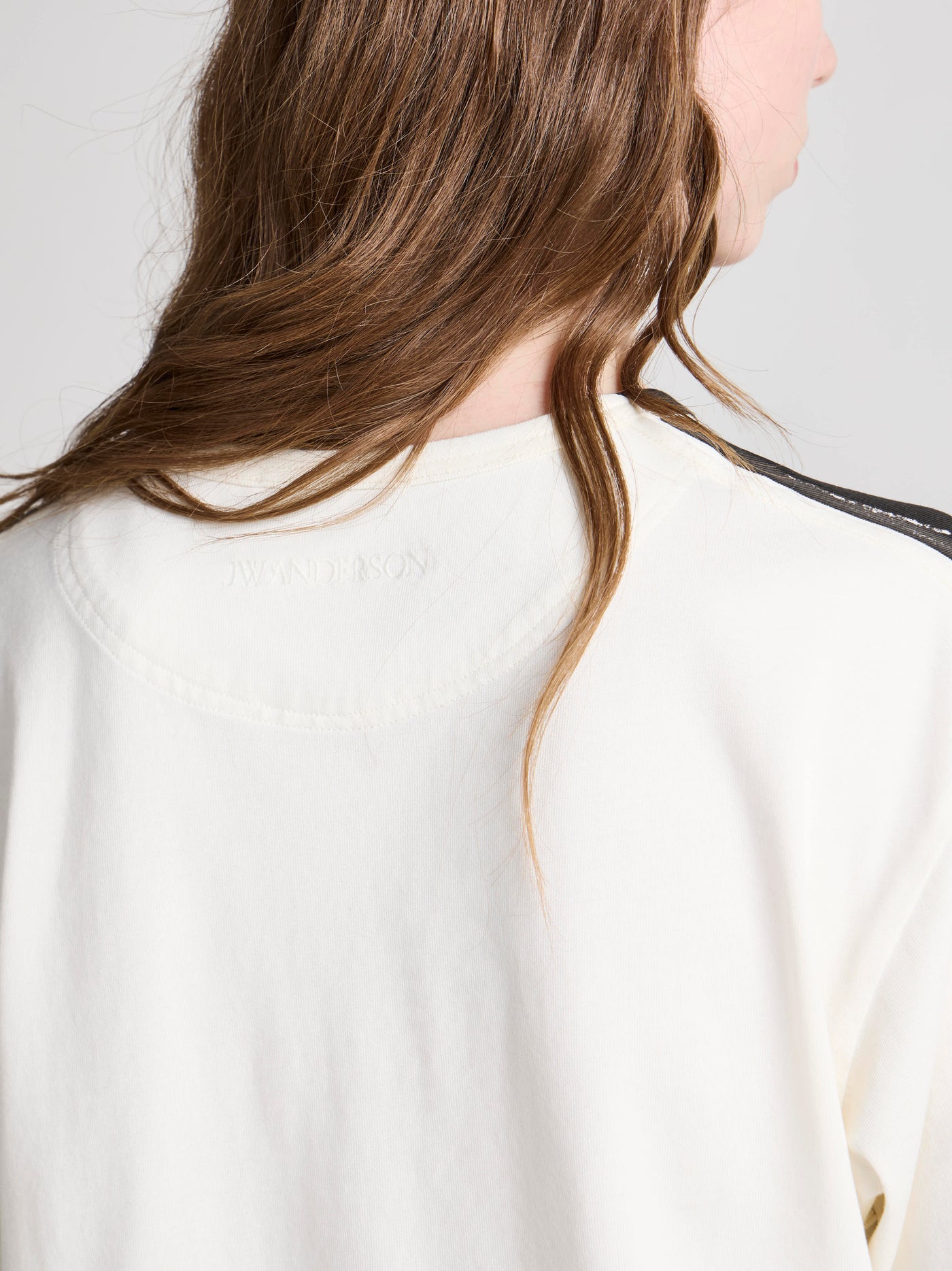 Unisex JW ANDERSON X GUINNESS BOTTLE TOP PRINT T-SHIRT IN BLACK