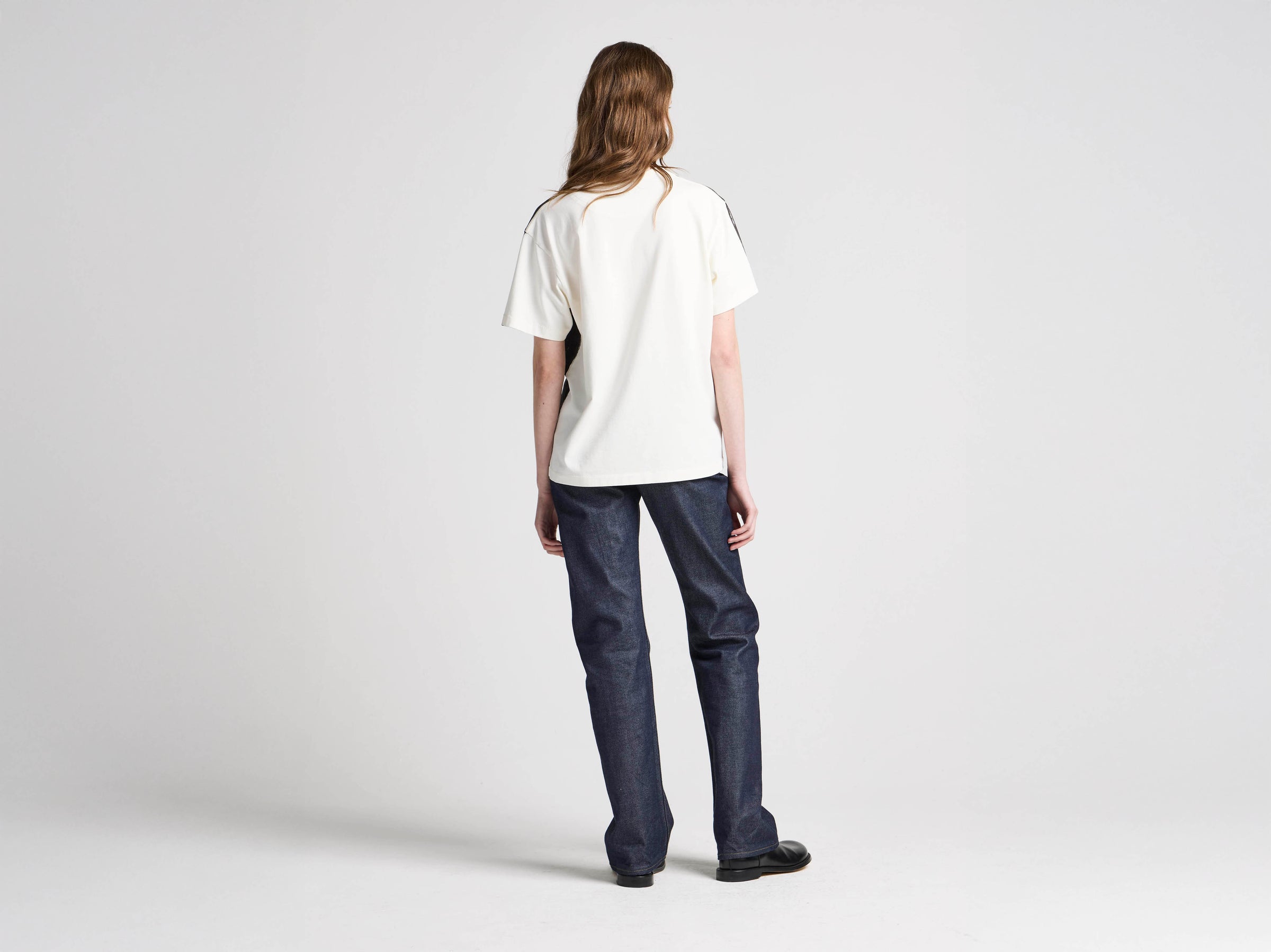 Unisex JW ANDERSON X GUINNESS BOTTLE TOP PRINT T-SHIRT IN BLACK