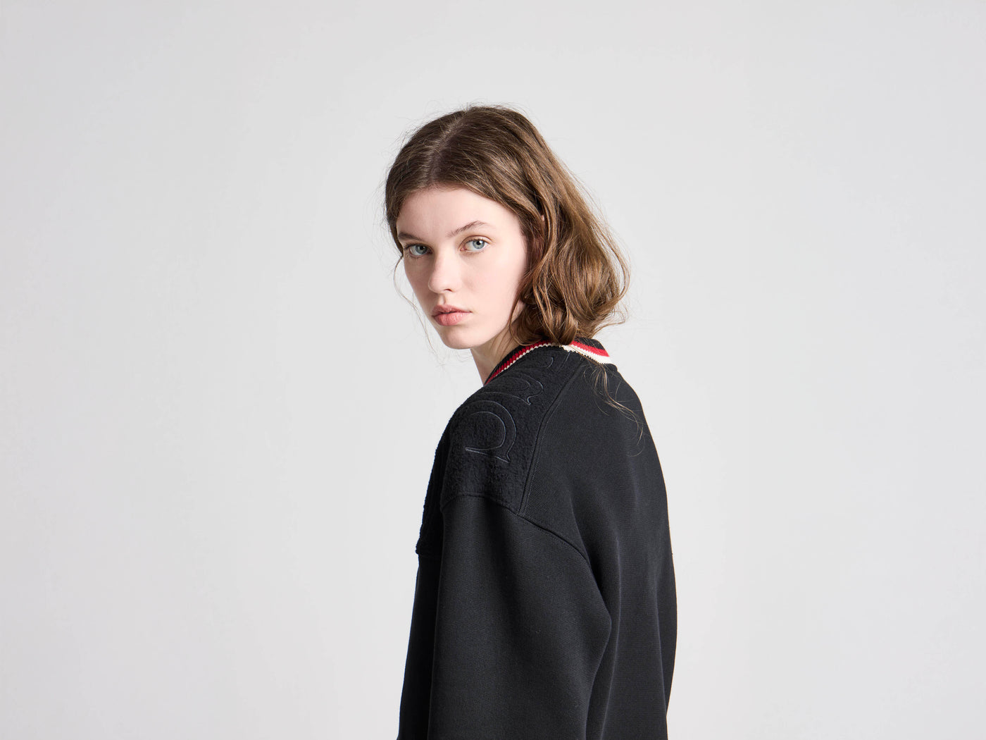 Unisex JW ANDERSON X GUINNESS CREWNECK SWEATSHIRT IN BLACK