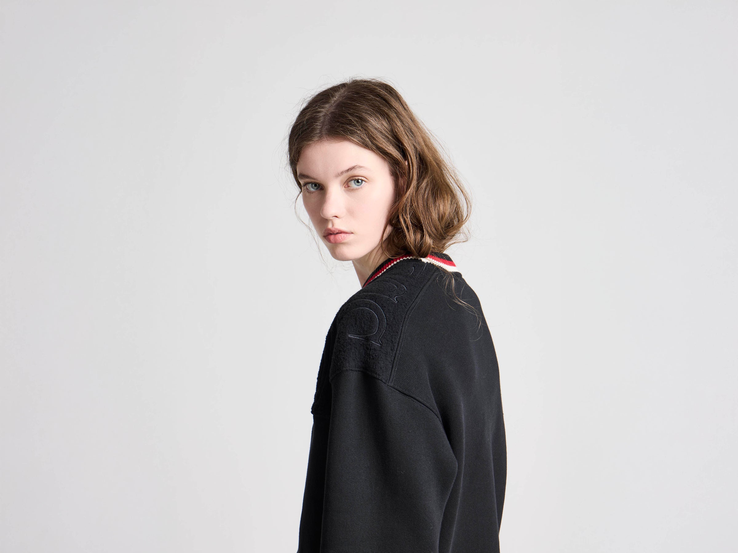 Unisex JW ANDERSON X GUINNESS CREWNECK SWEATSHIRT IN BLACK