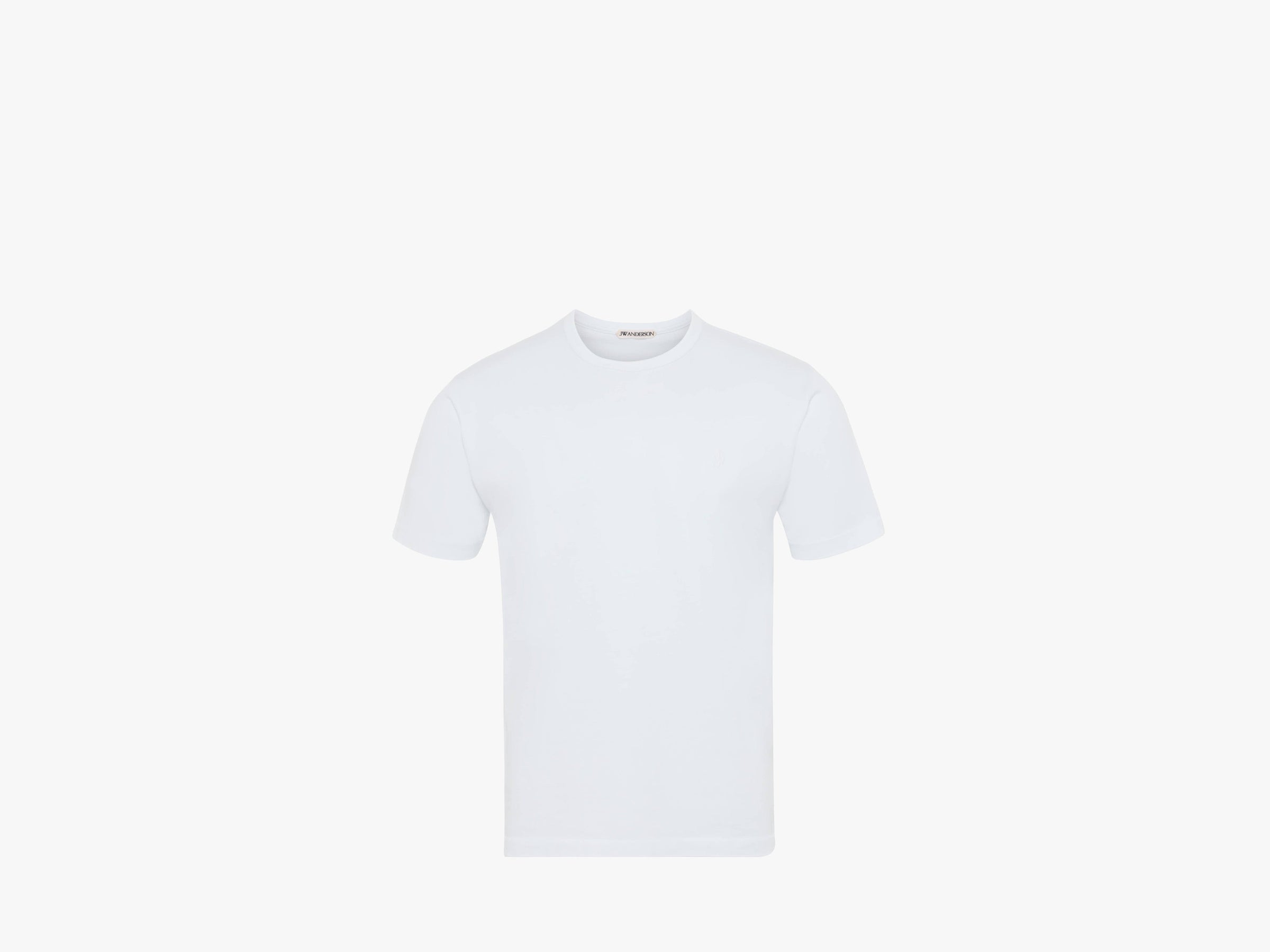 embroidered anchor t shirt white 1 Product Front 4