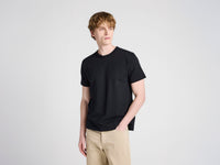 MENS EMBROIDERED ANCHOR T-SHIRT IN BLACK