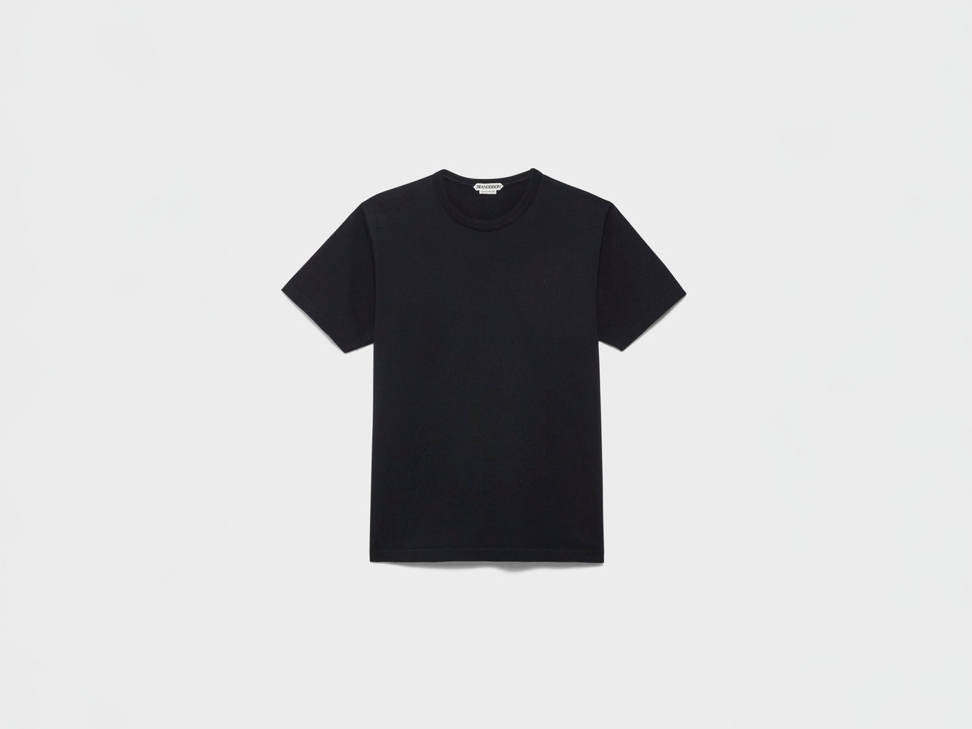 MENS EMBROIDERED ANCHOR T-SHIRT IN BLACK