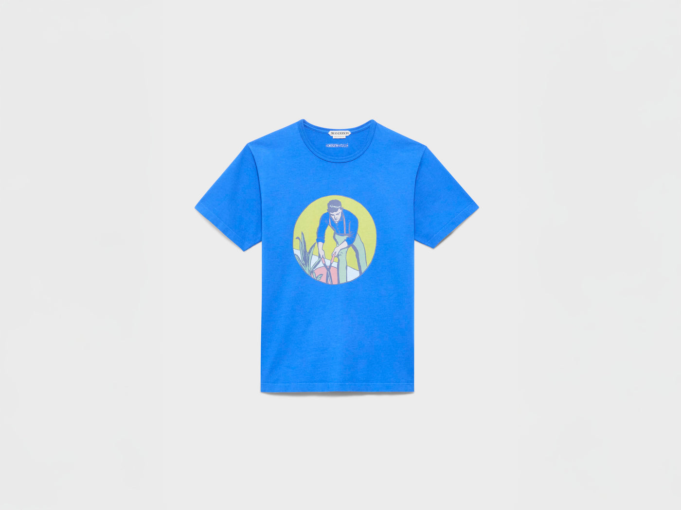 MENS GARDENER T-SHIRT IN SAPPHIRE BLUE