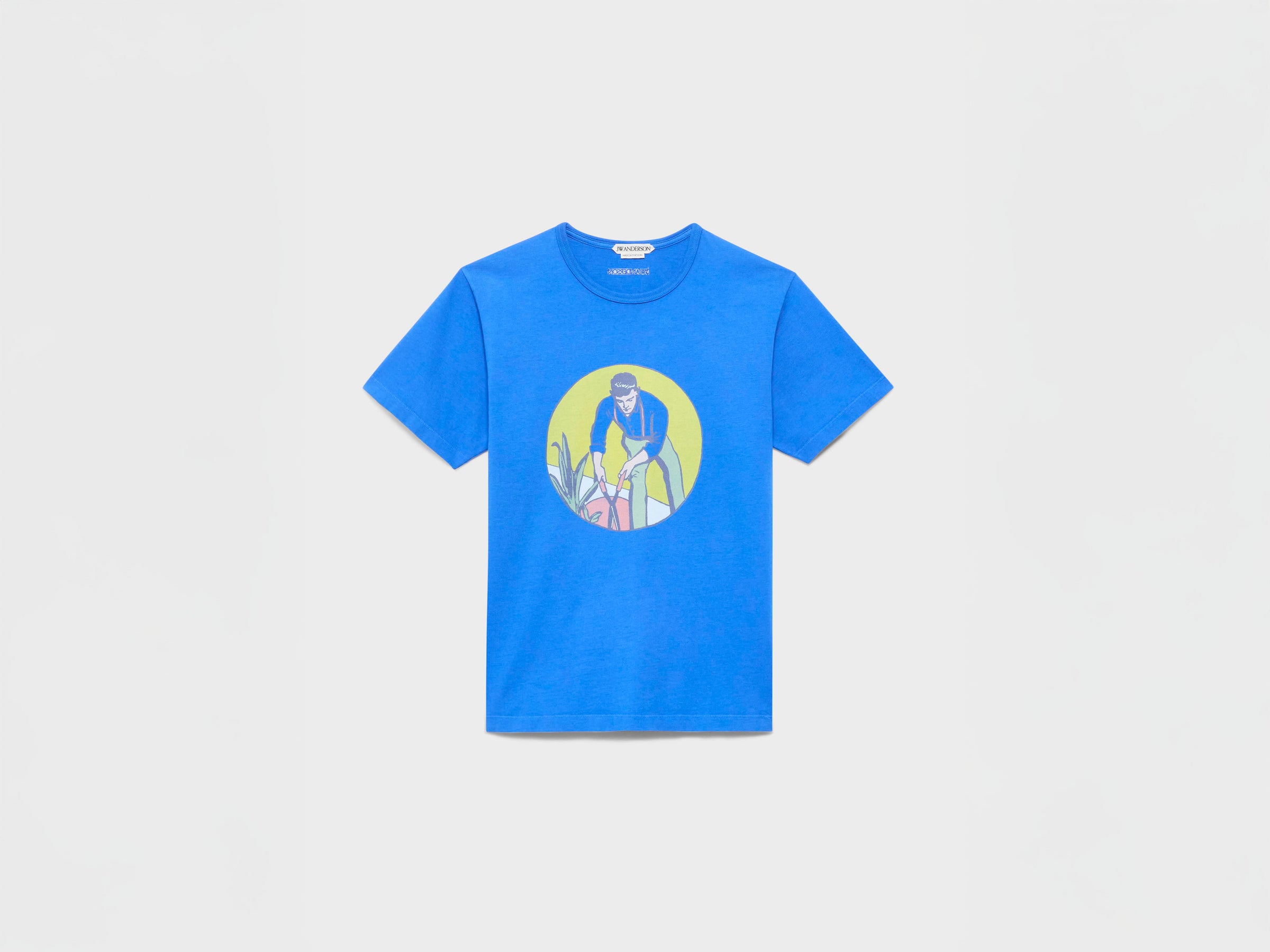 MENS GARDENER T-SHIRT IN SAPPHIRE BLUE
