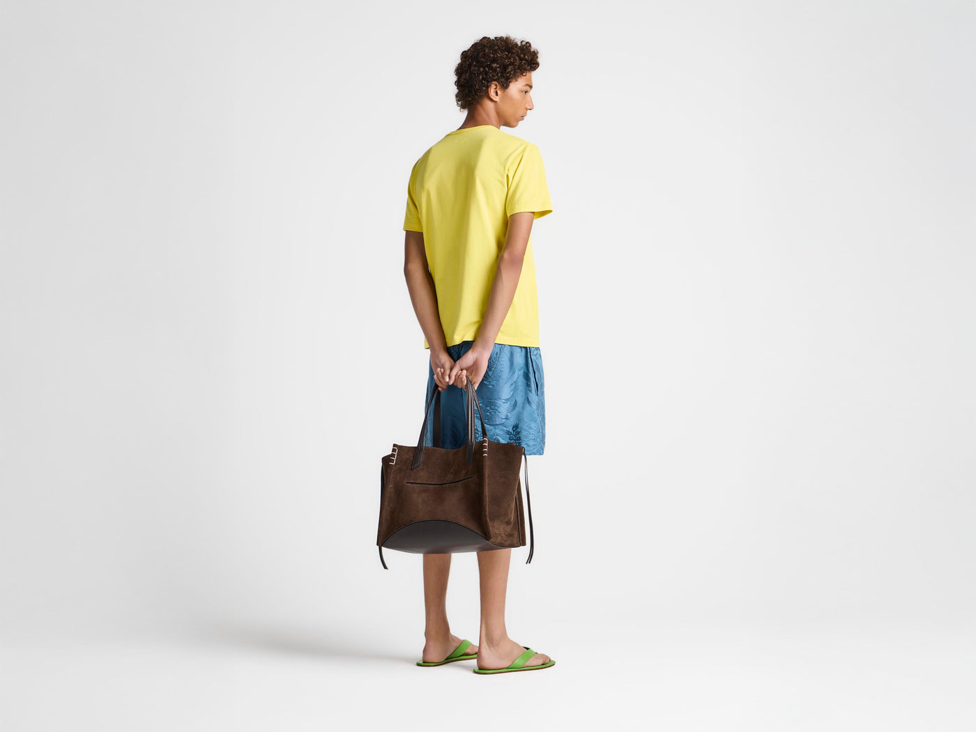 MENS GARDENER T-SHIRT IN LEMON