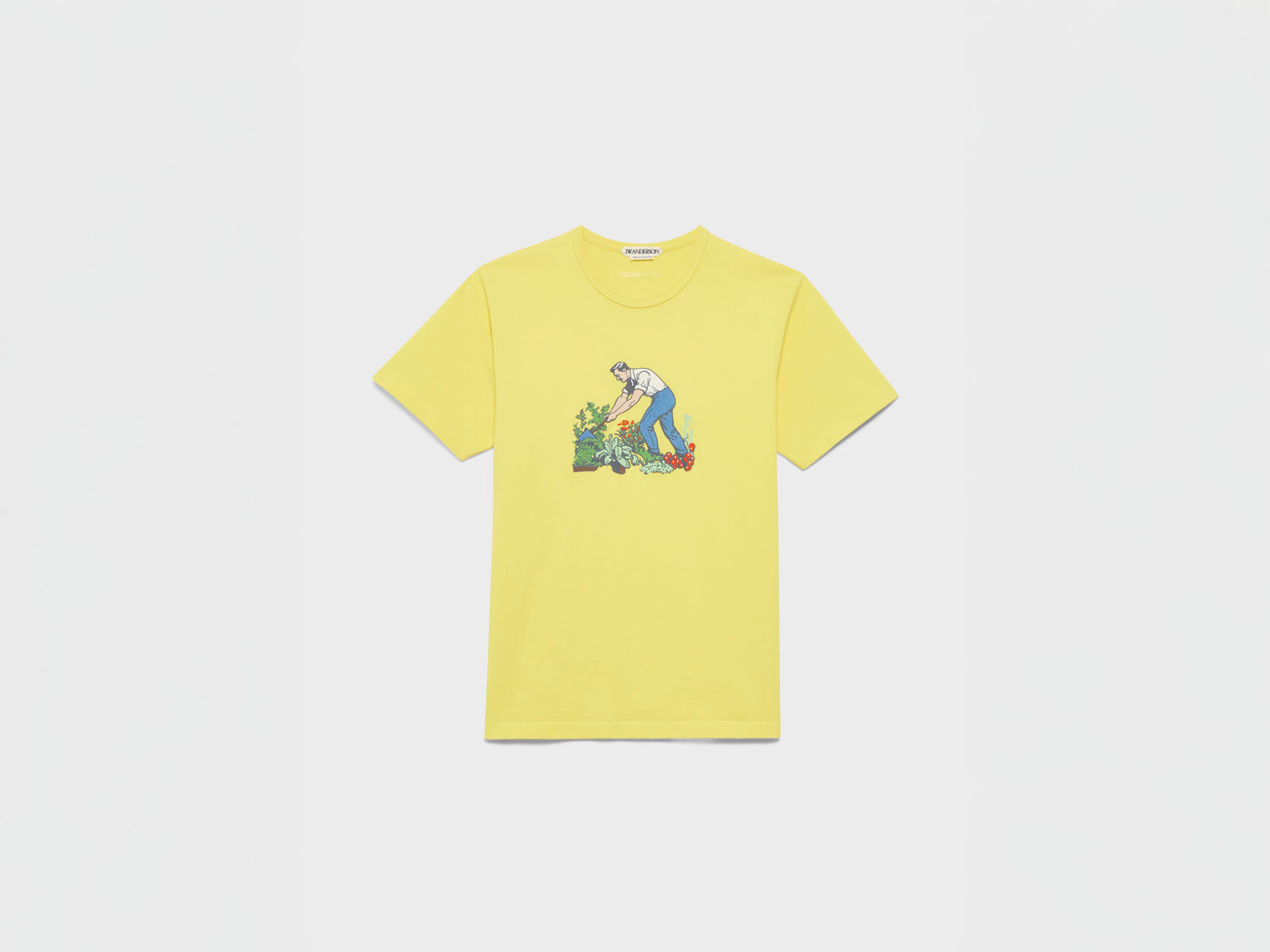 MENS GARDENER T-SHIRT IN LEMON