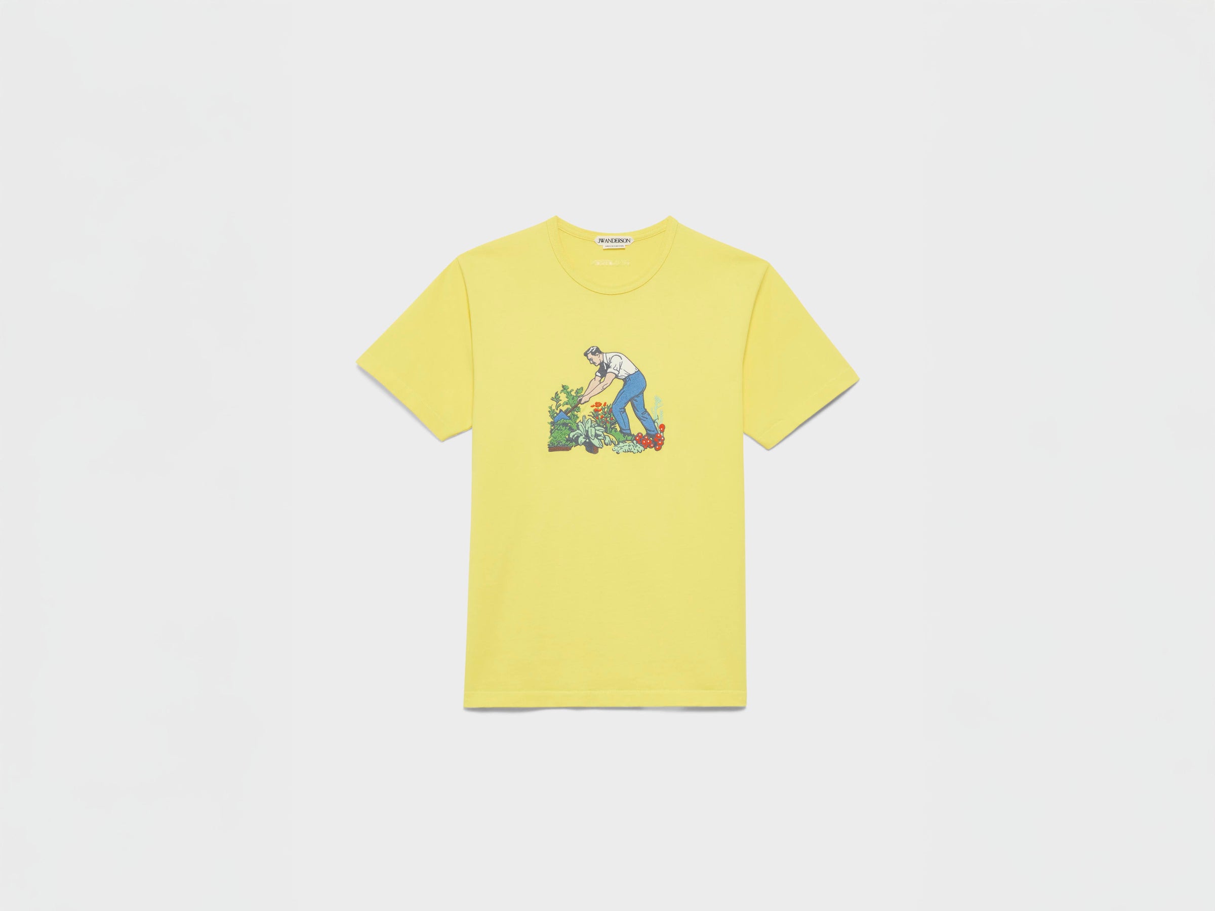 MENS GARDENER T-SHIRT IN LEMON