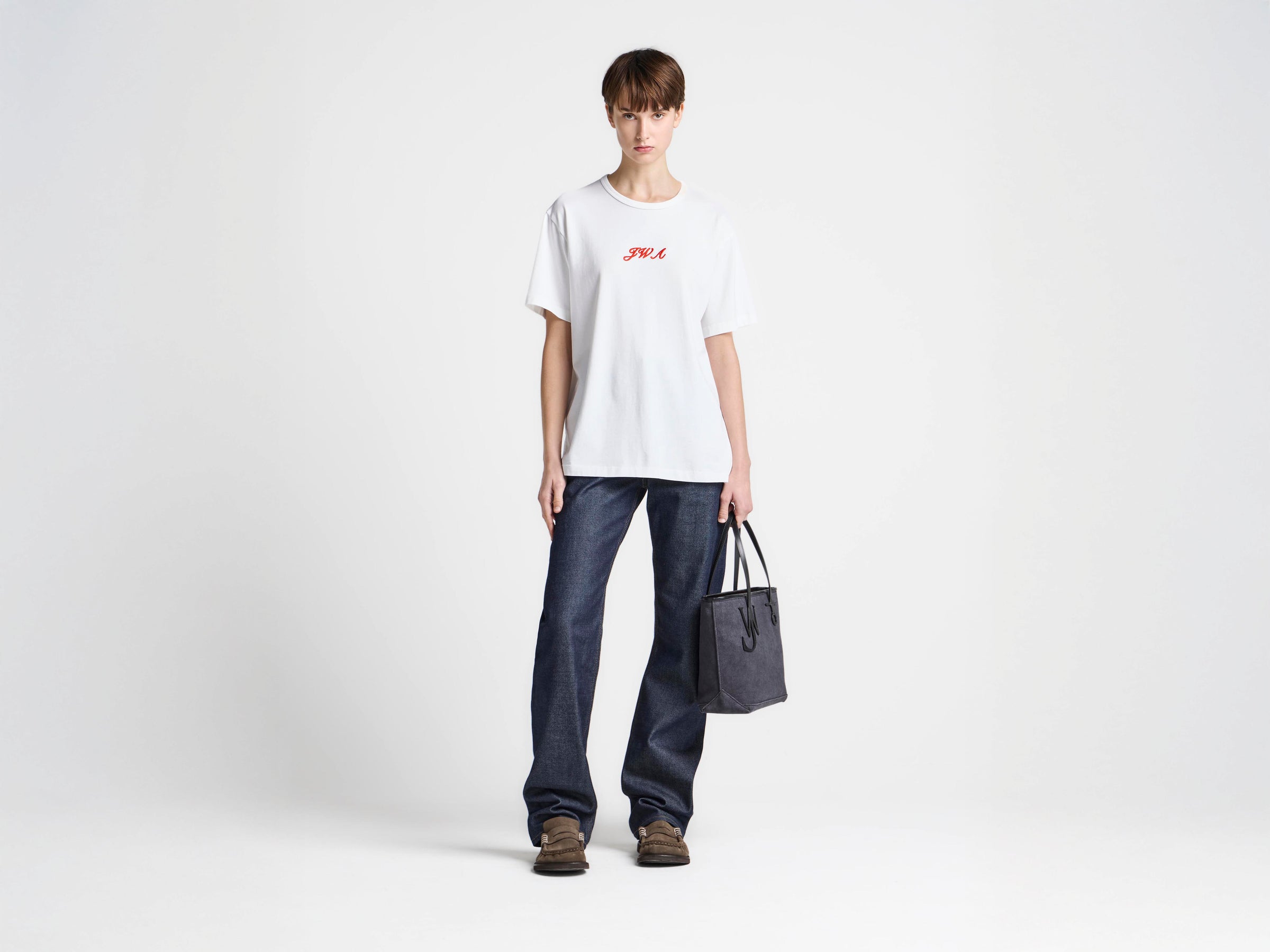LARGE ANCHOR CANVAS TOTE IN NAVY