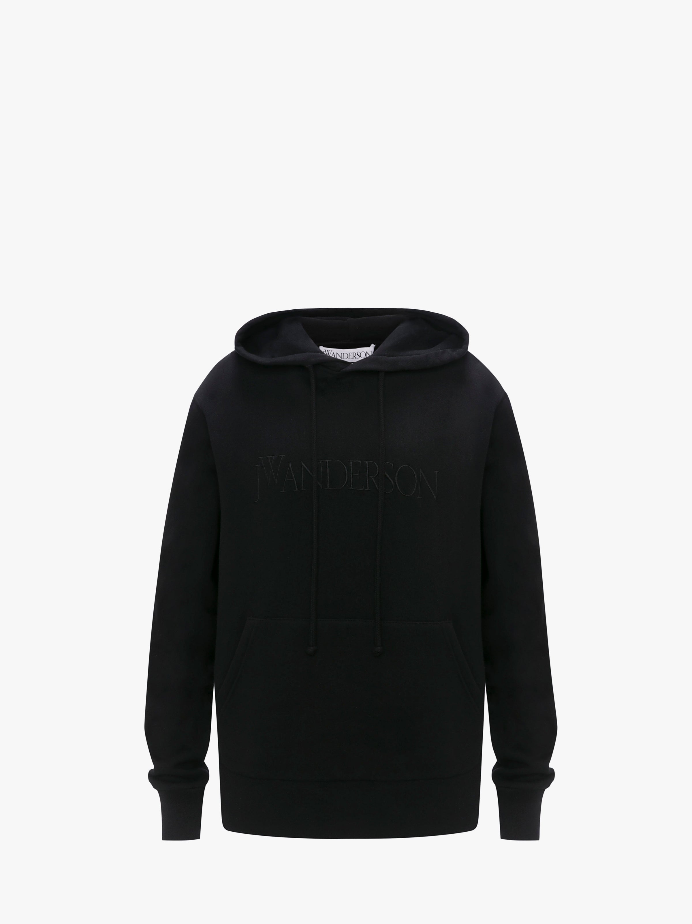 CL_LOGO EMBROIDERY HOODIE - BLACK_JW0164PG0861