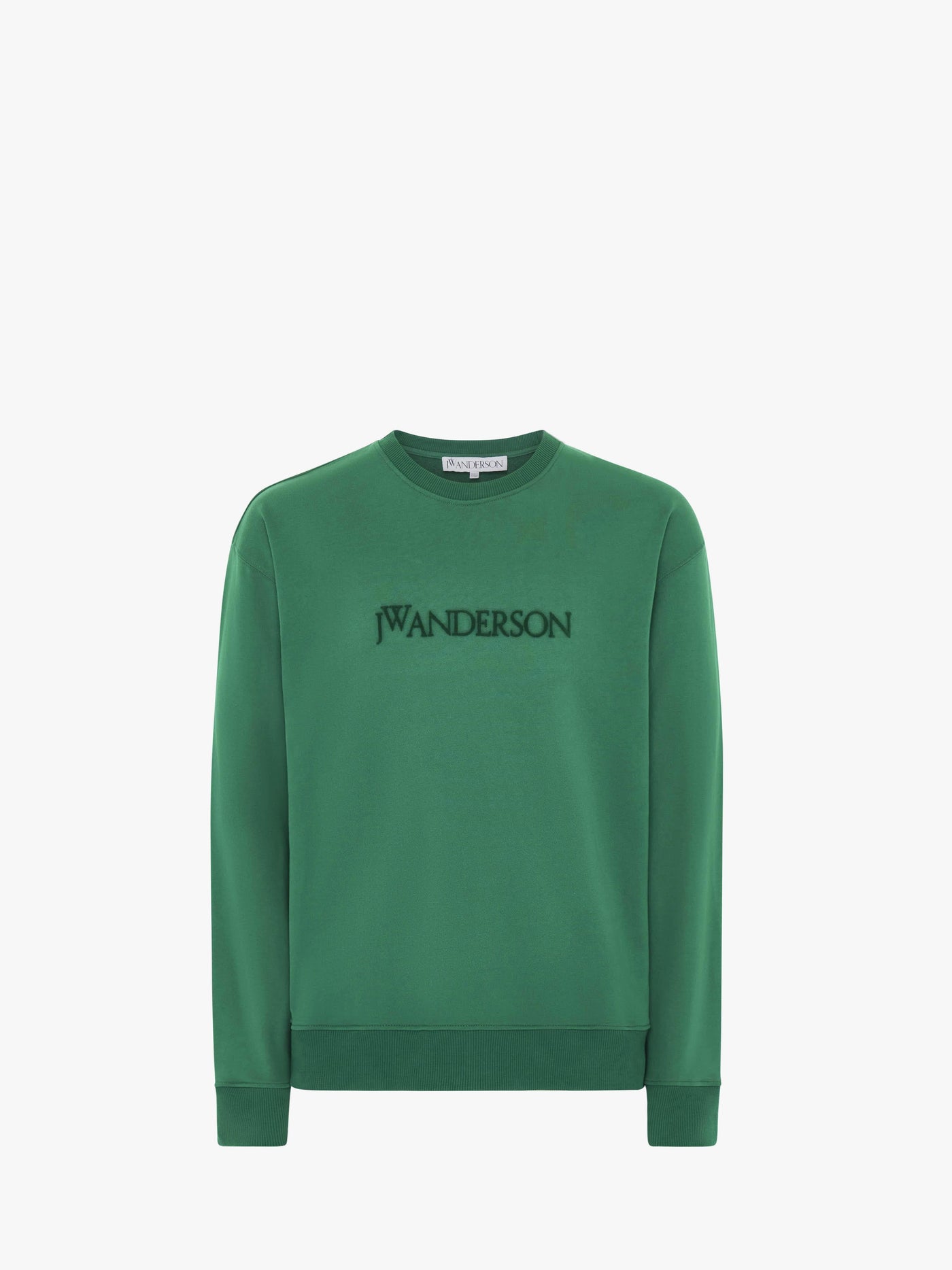 CL_LOGO EMBROIDERY SWEATSHIRT - FOREST GREEN_JW0215PG1632