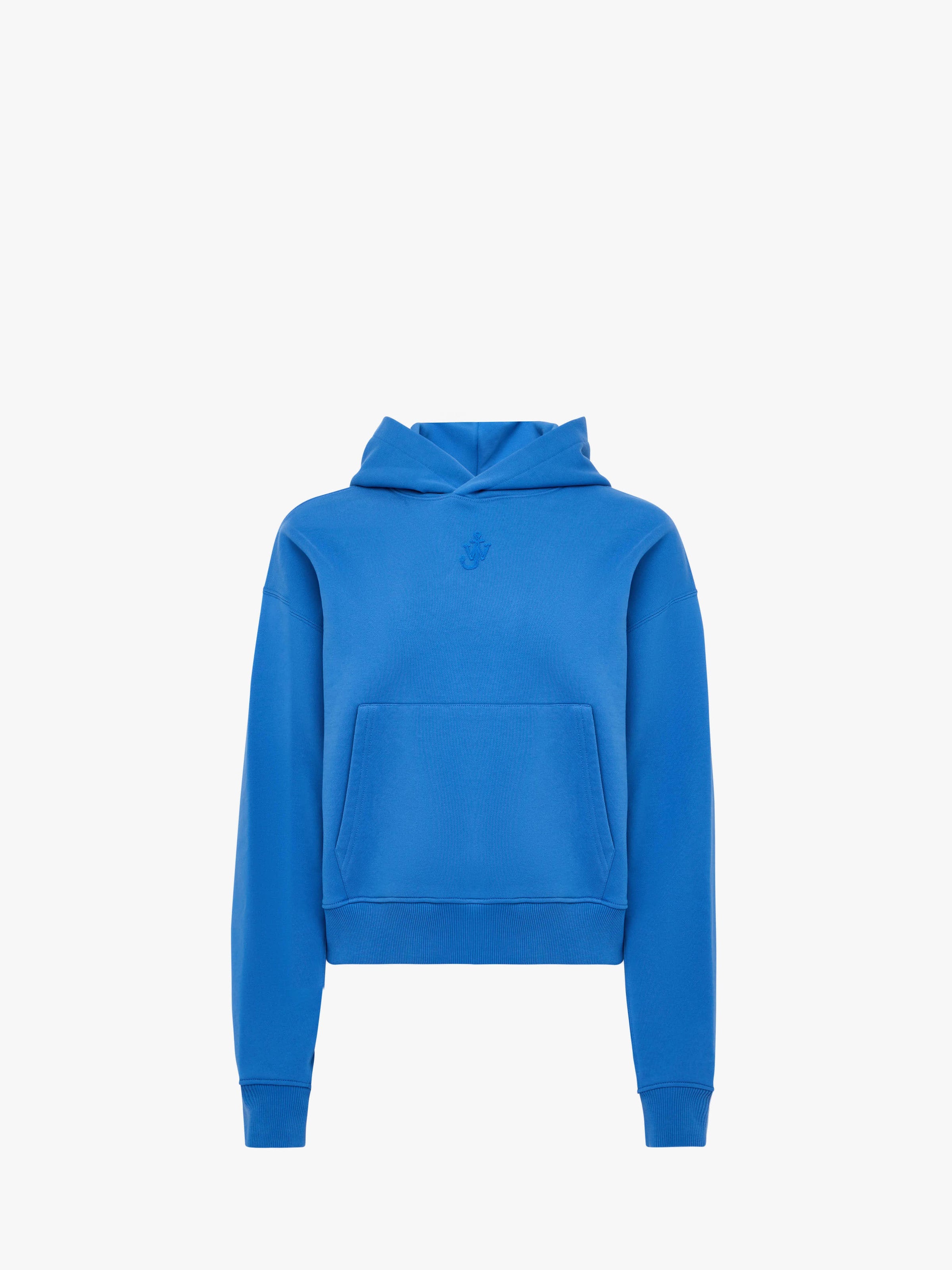 CL_ANCHOR EMBROIDERY CROPPEDHOODIE - DARK NAVY_JW0216PG1719