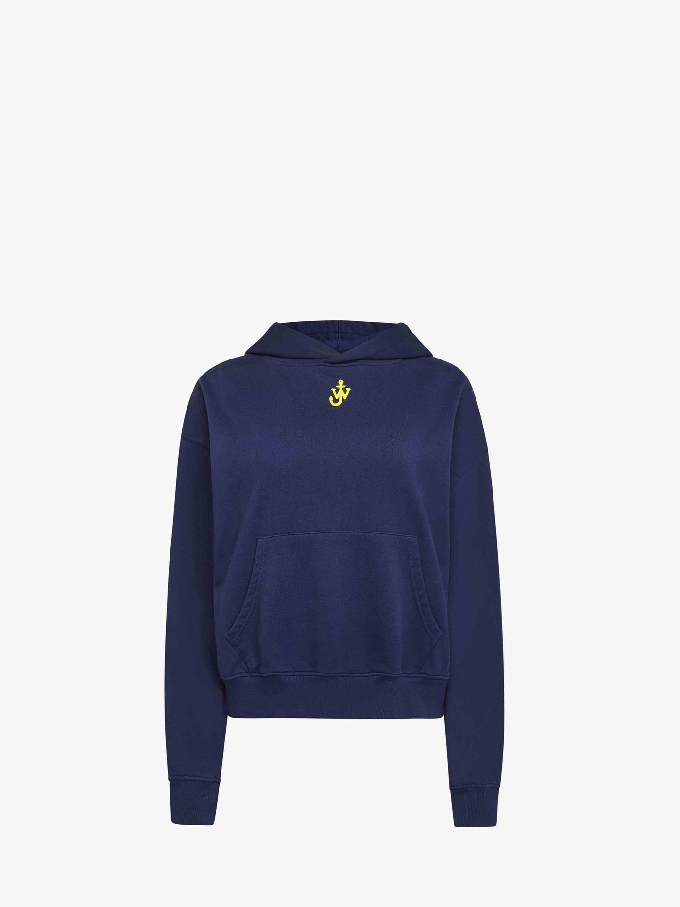 CL_ANCHOR EMBROIDERY CROPPEDHOODIE - DARK NAVY_JW0216PG1719