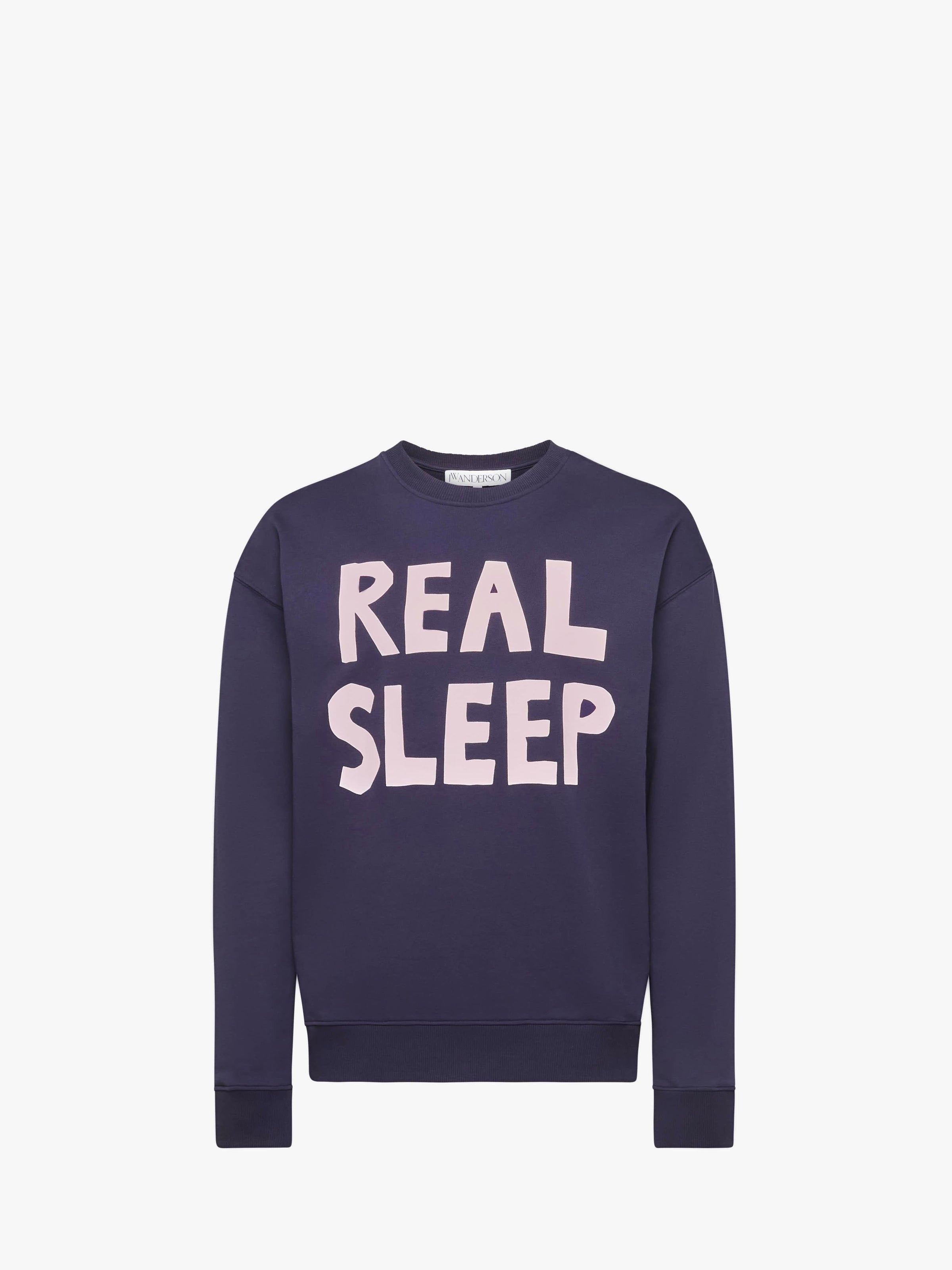 CL_REAL SLEEP PRINTED SWEATSHIRT - DARK NAVY_JW0219PG1632