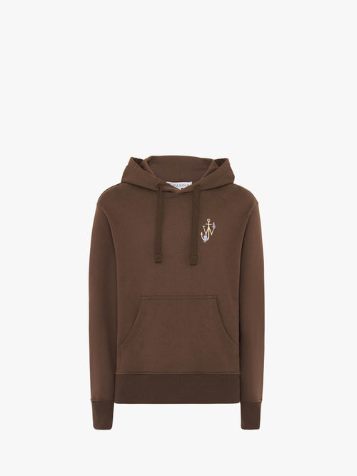 HOODIE WITH ANCHOR EMBROIDERY