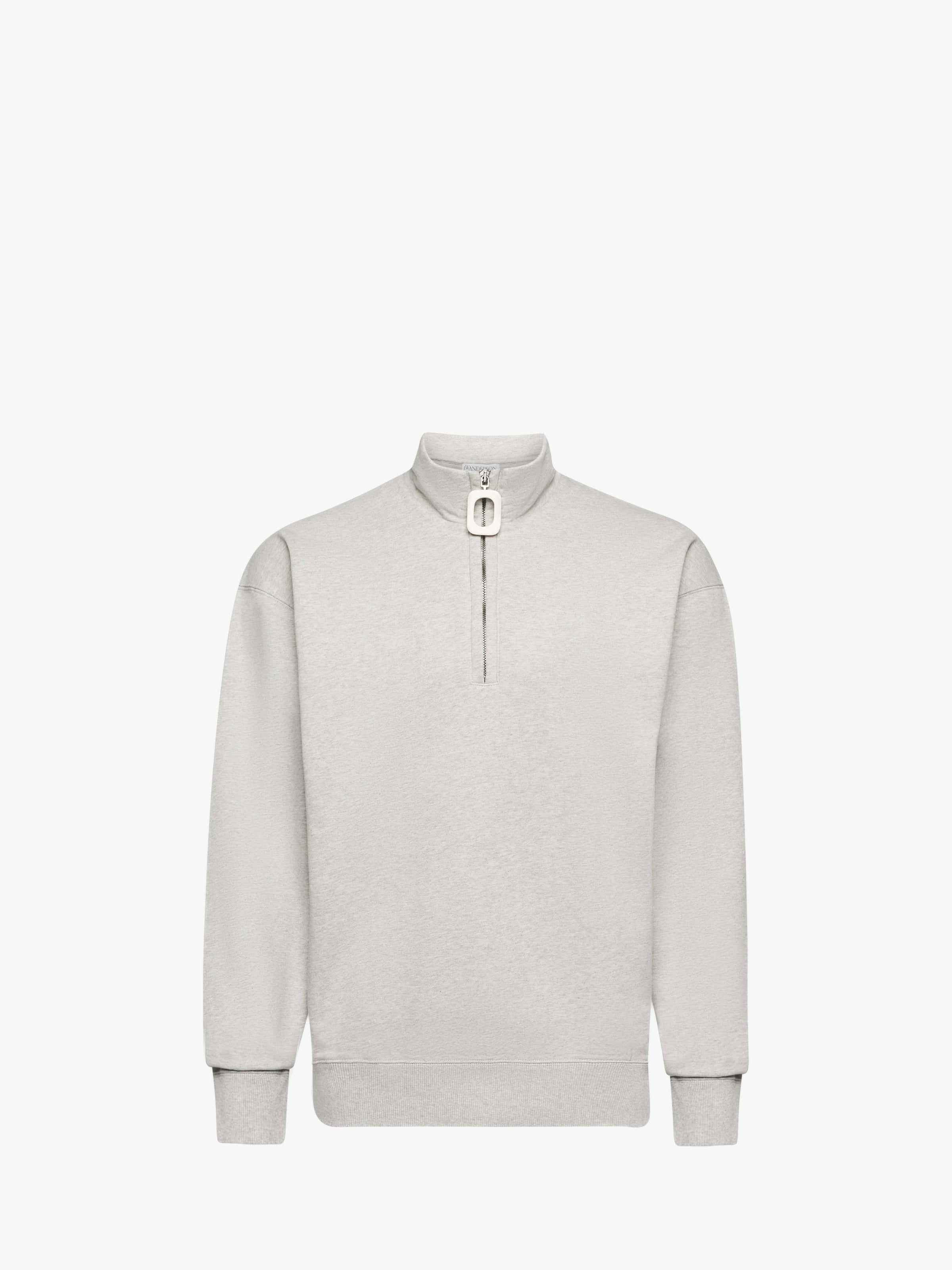 CL_HALF ZIP SWEATSHIRT - BLACK_JW0225PG1632