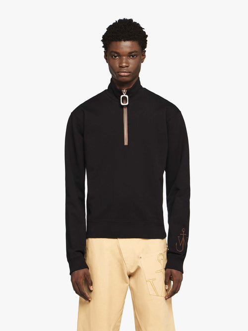 SWEATSHIRT WITH HALF ZIP