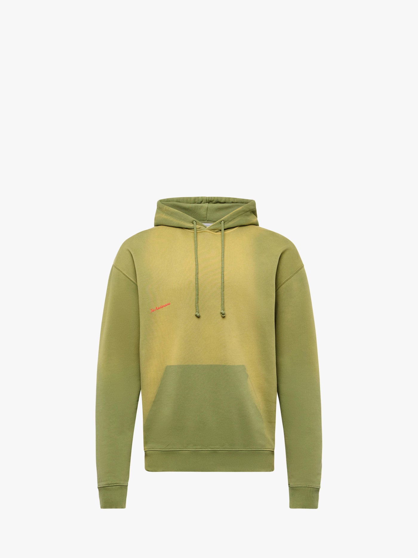 CL_AGED LOGO HOODIE - OLIVE_JW0237PG1801