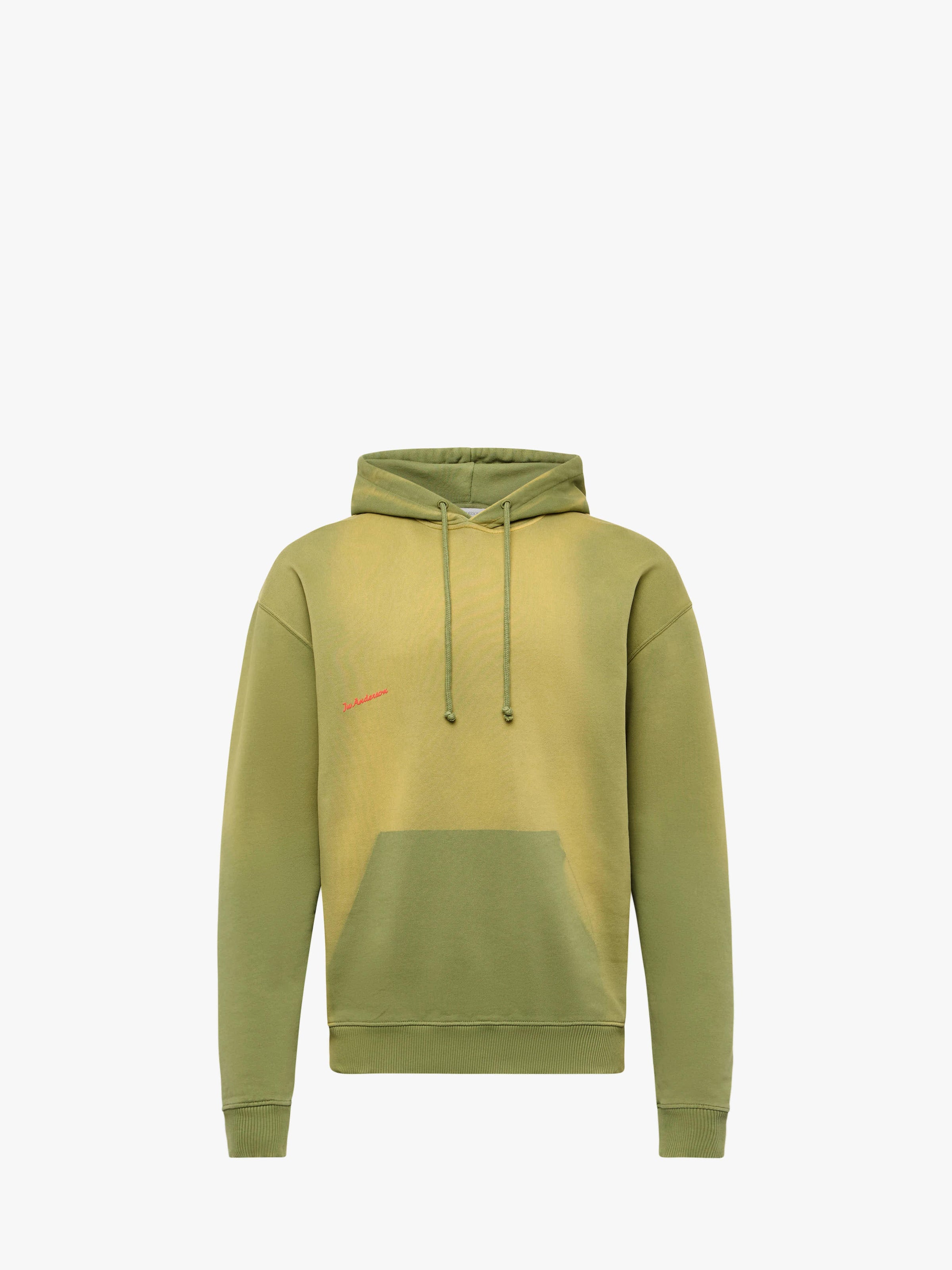 CL_AGED LOGO HOODIE - OLIVE_JW0237PG1801