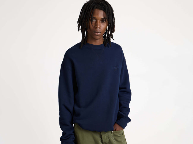 RIBBON ANCHOR SWEATSHIRT IN NAVY