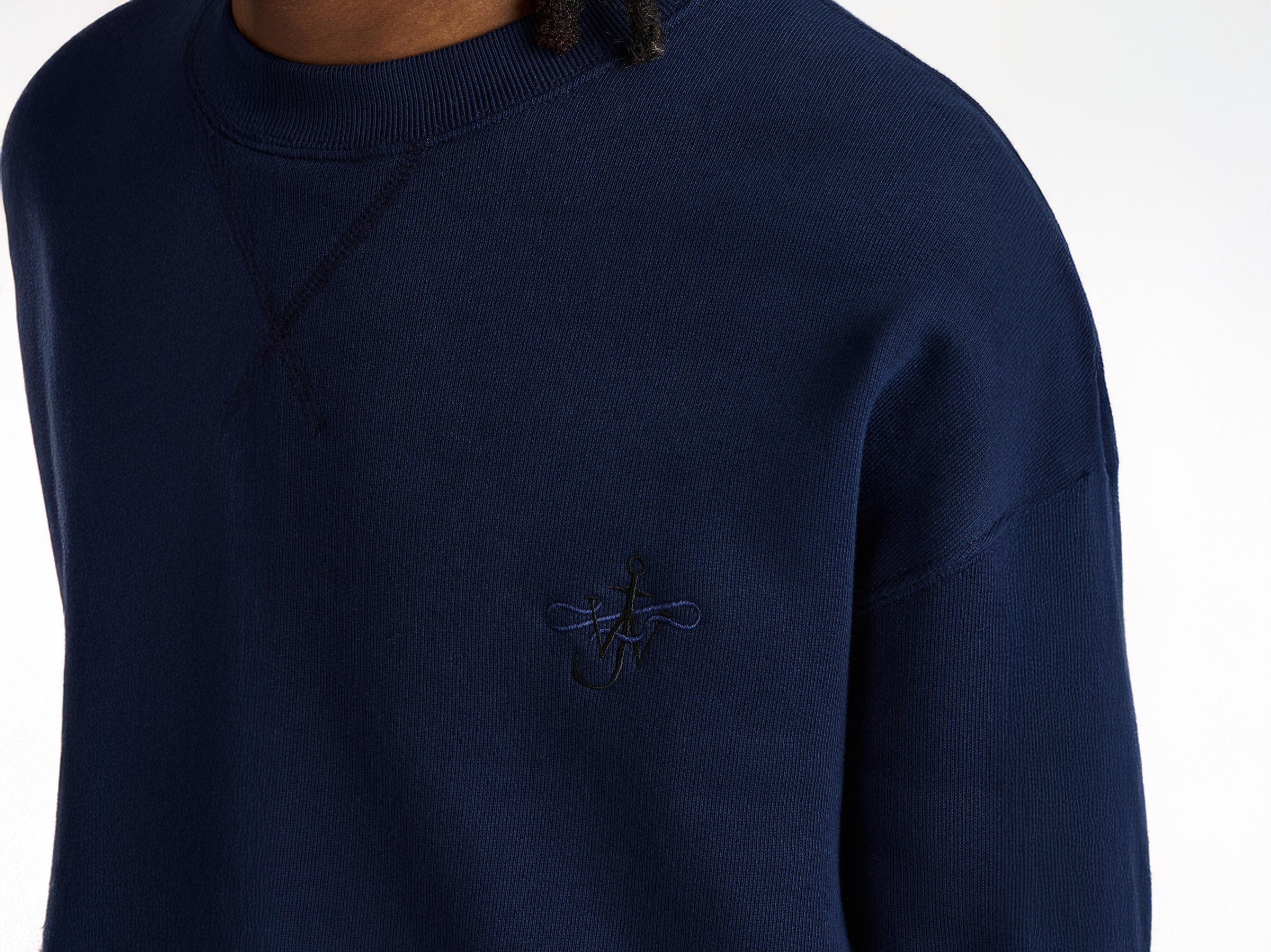 RIBBON ANCHOR SWEATSHIRT IN NAVY