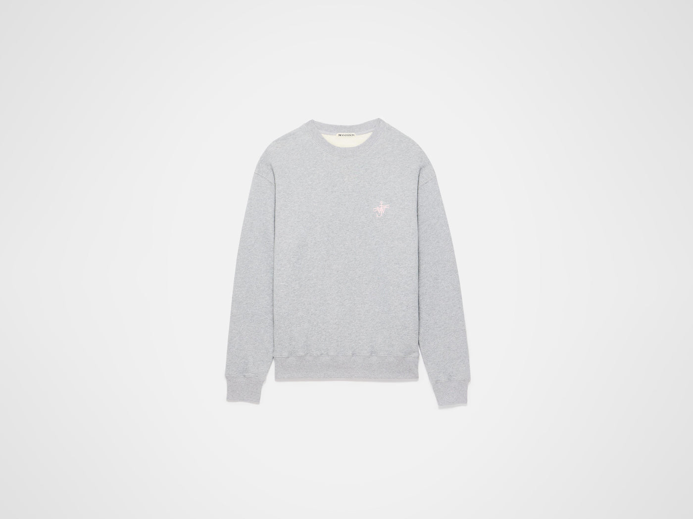 ribbon anchor sweatshirt mid grey melange Product Front 6