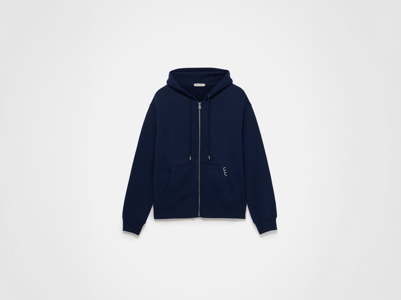 MENS FRONT ZIP HOODIE IN NAVY