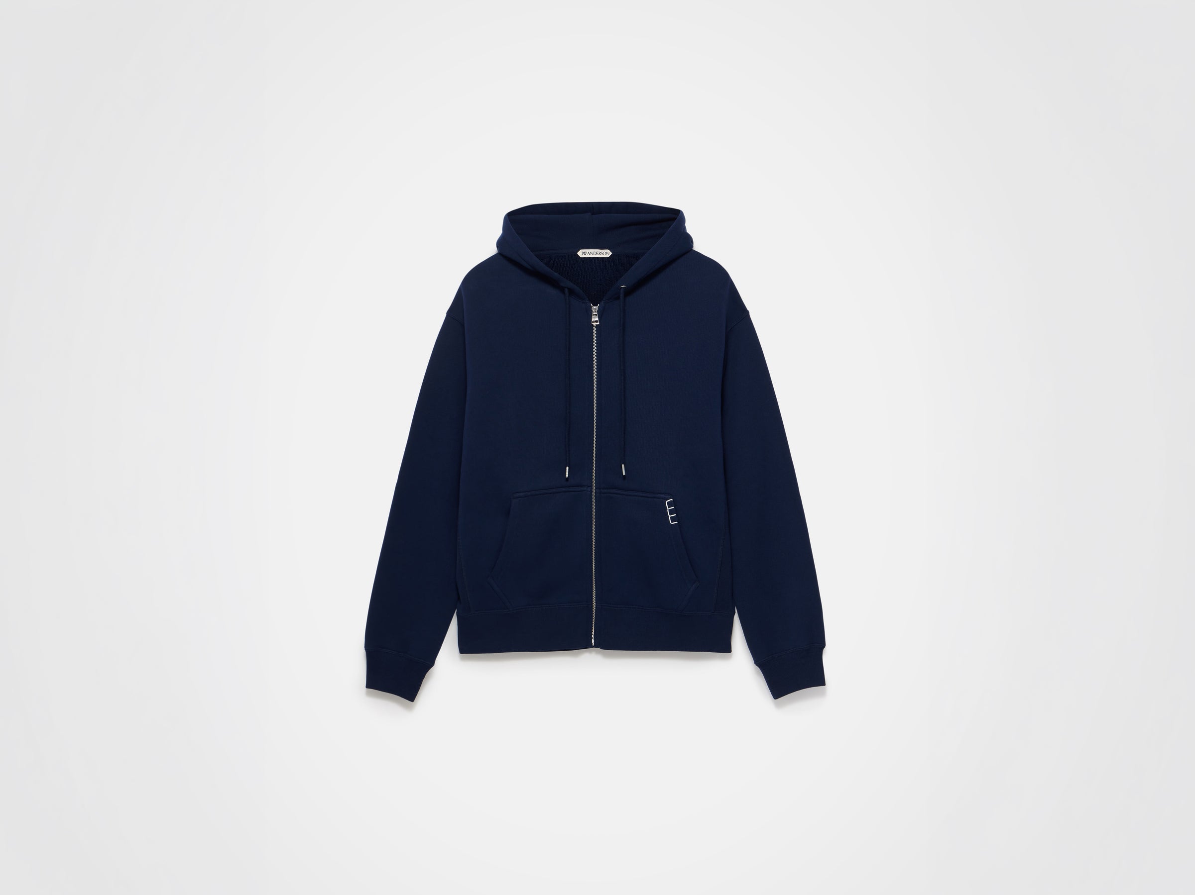 MENS FRONT ZIP HOODIE IN NAVY