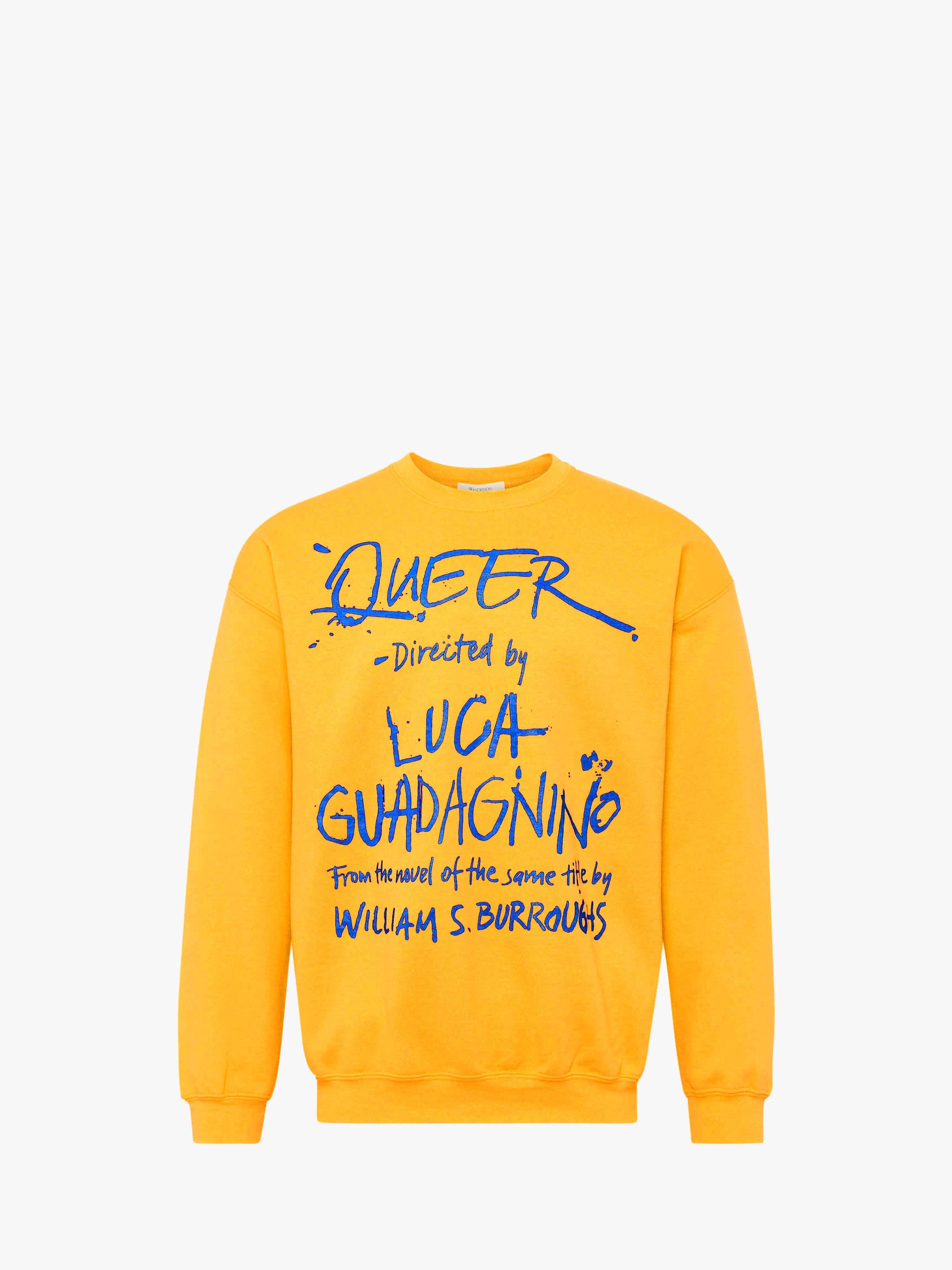 JW ANDERSON X QUEER SWEATSHIRT WITH TEXT PRINT