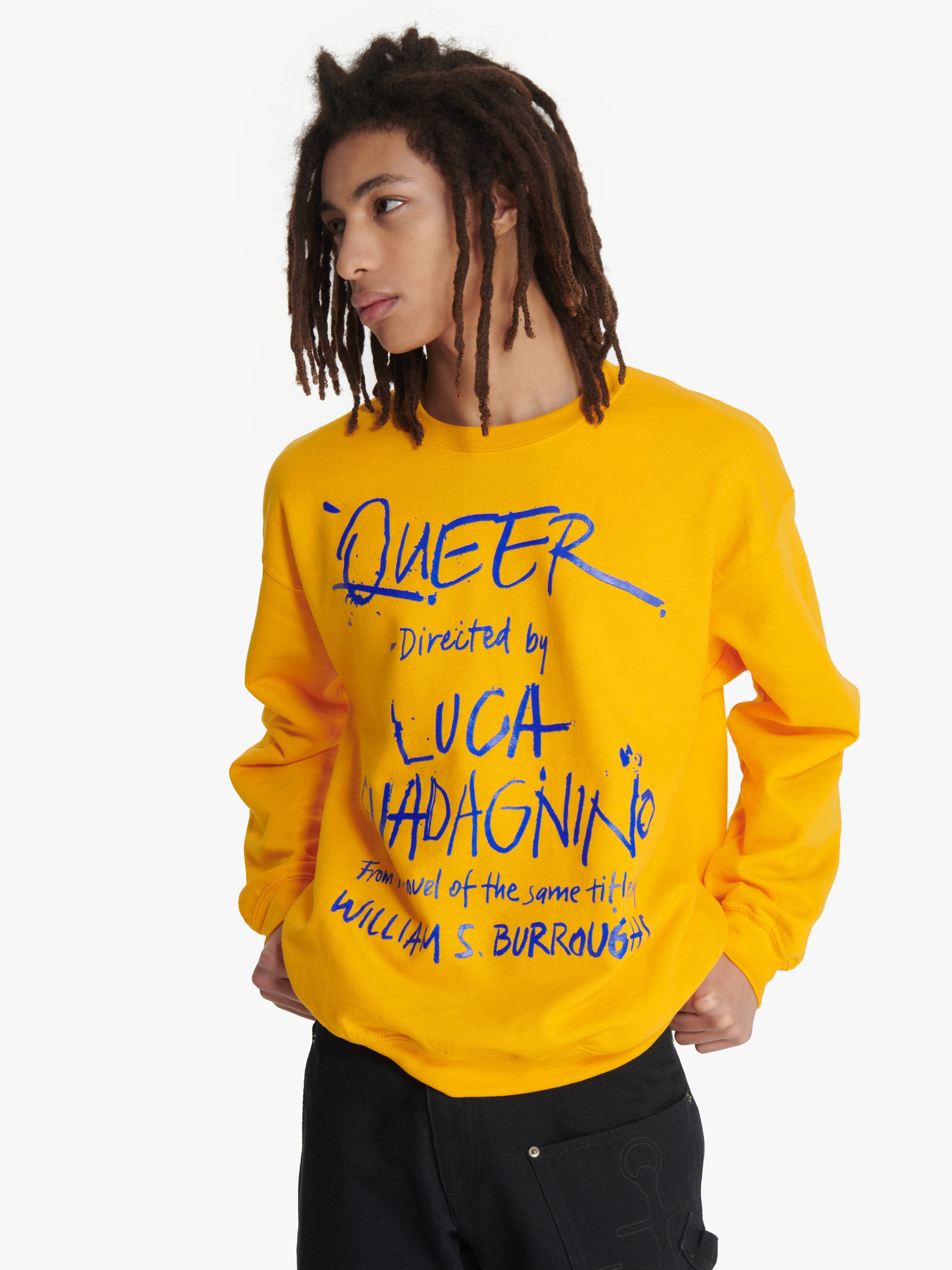 JW ANDERSON X QUEER SWEATSHIRT WITH TEXT PRINT