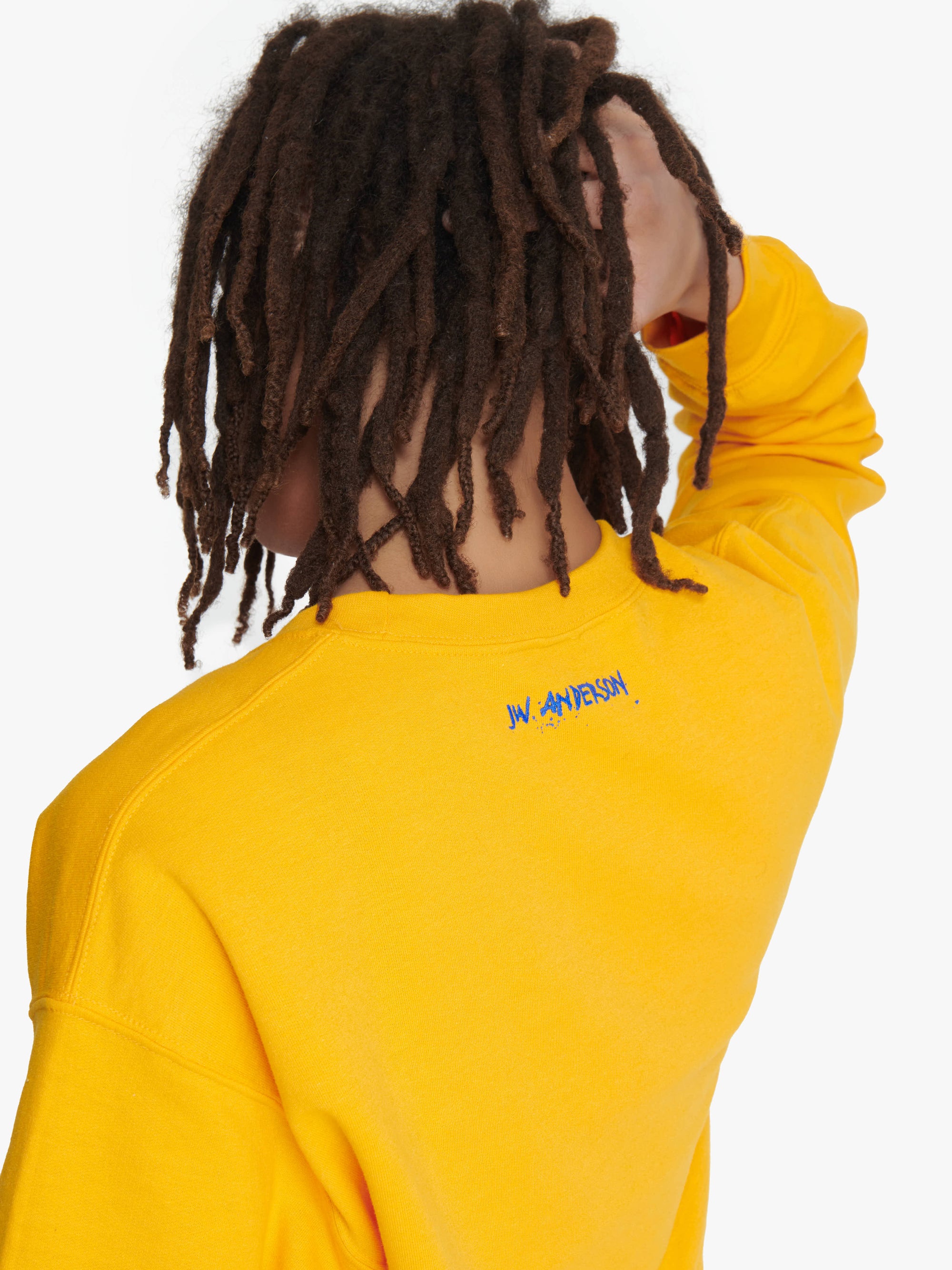 JW ANDERSON X QUEER SWEATSHIRT WITH TEXT PRINT