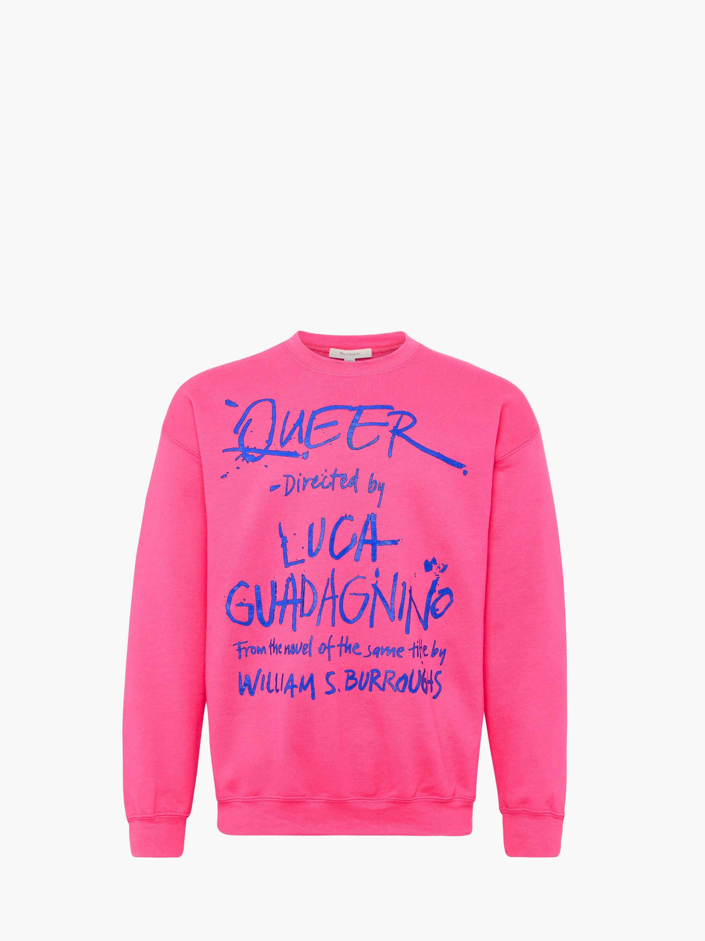 CL_QUEER TEXT SWEAT - GREY MELANGE_JW0247PG1830