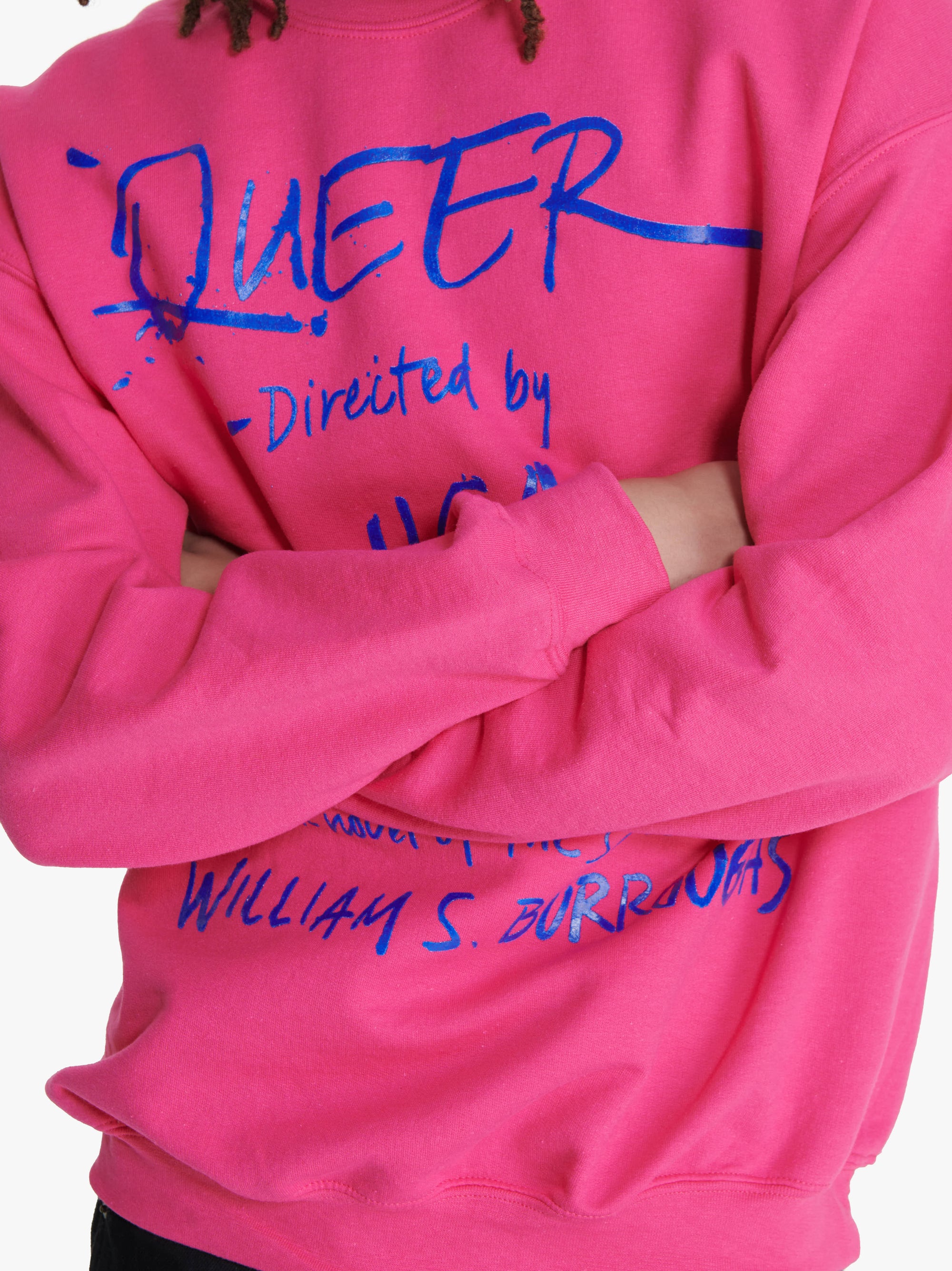 JW ANDERSON X QUEER SWEATSHIRT WITH TEXT PRINT