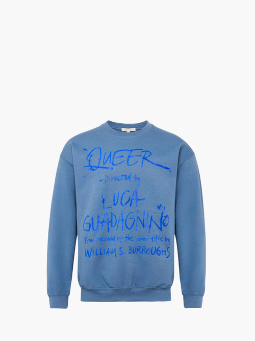 JW ANDERSON X QUEER SWEATSHIRT WITH TEXT PRINT