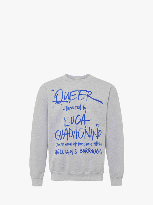 JW ANDERSON X QUEER SWEATSHIRT WITH TEXT PRINT