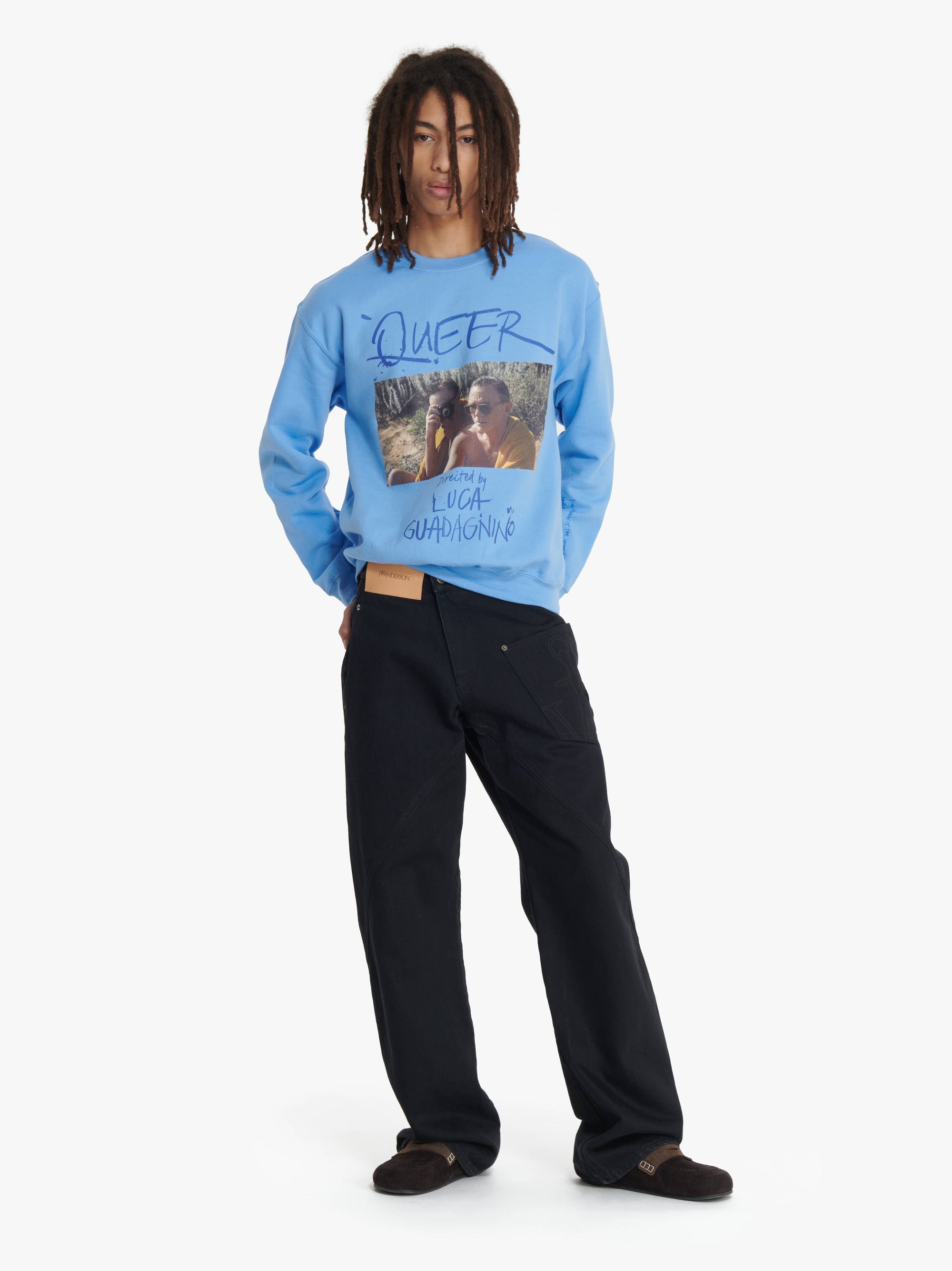 JW ANDERSON X QUEER SWEATSHIRT WITH PHOTO PRINT