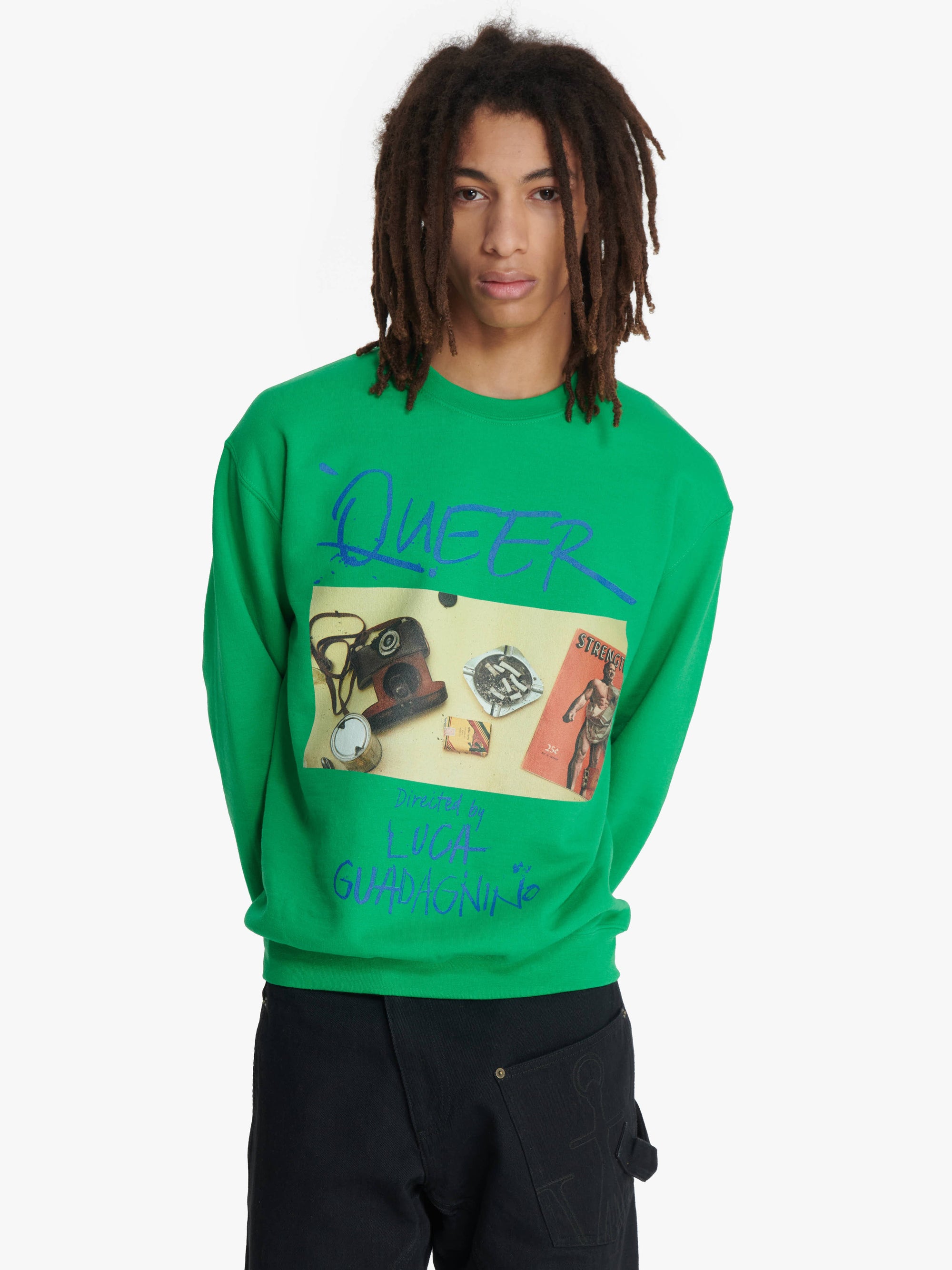 JW ANDERSON X QUEER SWEATSHIRT WITH PHOTO PRINT