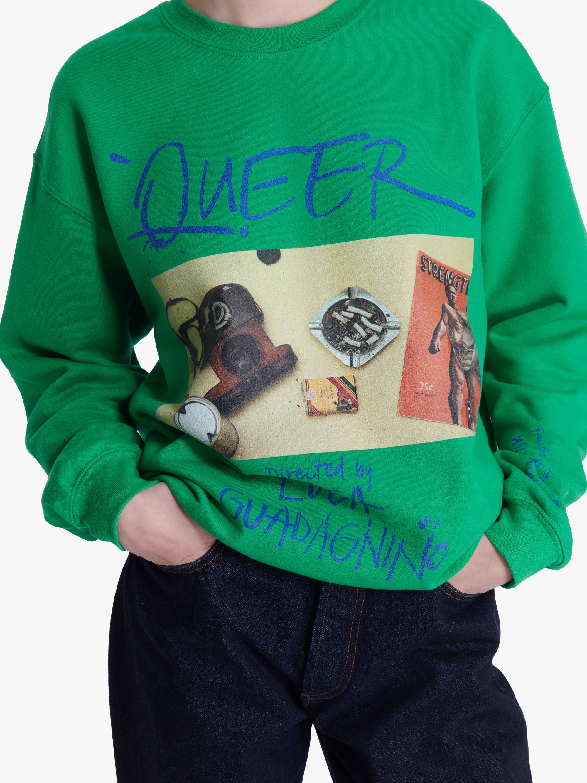 JW ANDERSON X QUEER SWEATSHIRT WITH PHOTO PRINT