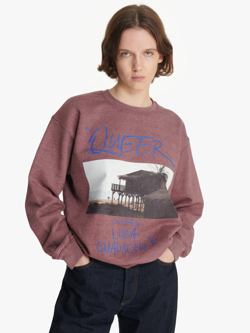 JW ANDERSON X QUEER SWEATSHIRT WITH PHOTO PRINT