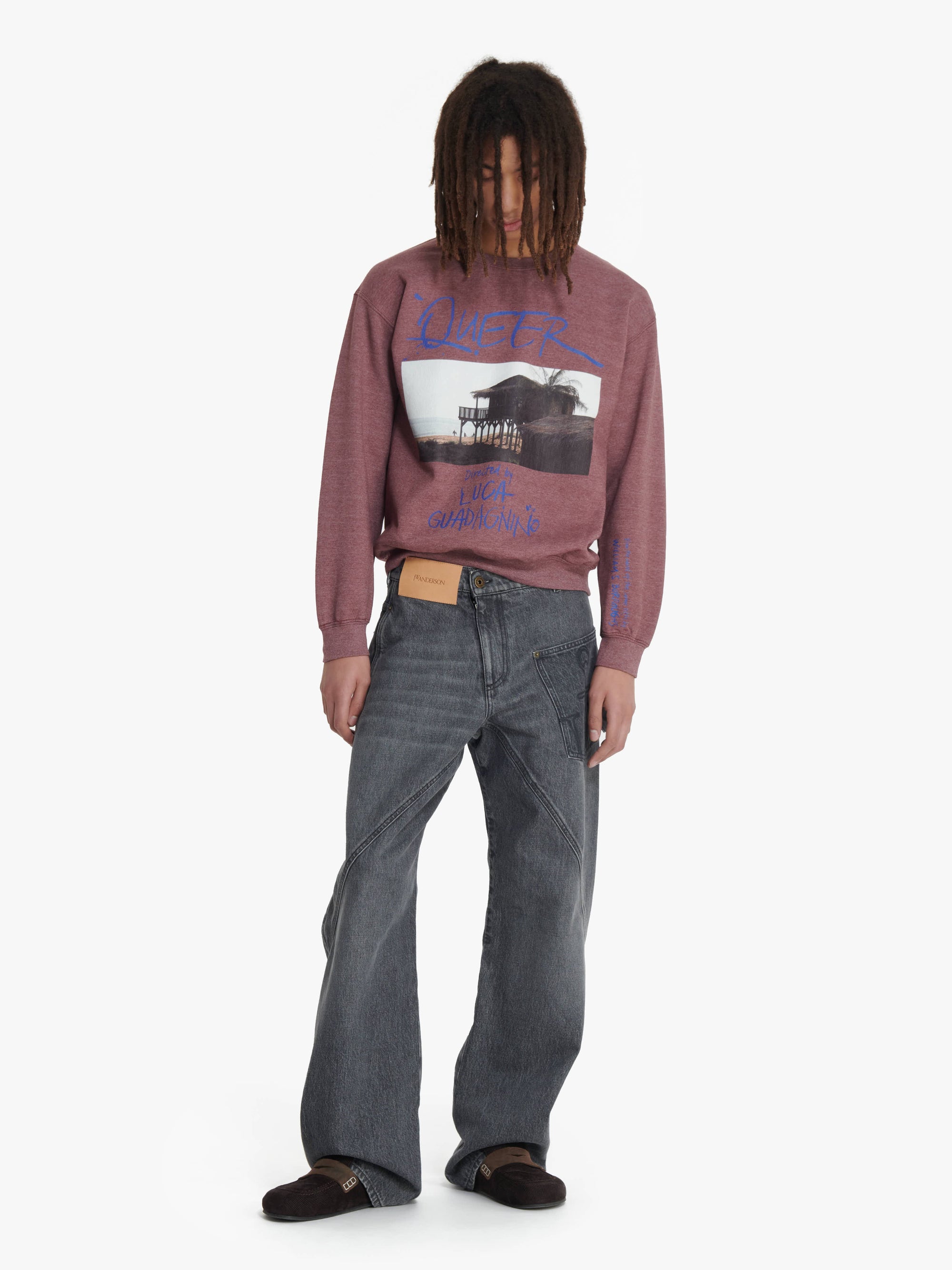 JW ANDERSON X QUEER SWEATSHIRT WITH PHOTO PRINT