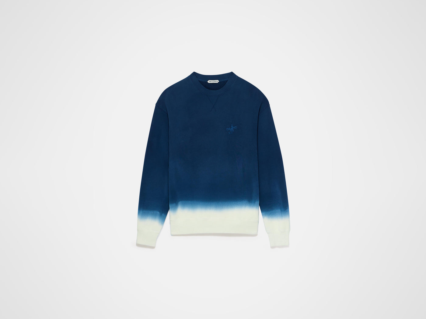 dip dye sweatshirt navy ecru Product Front 6