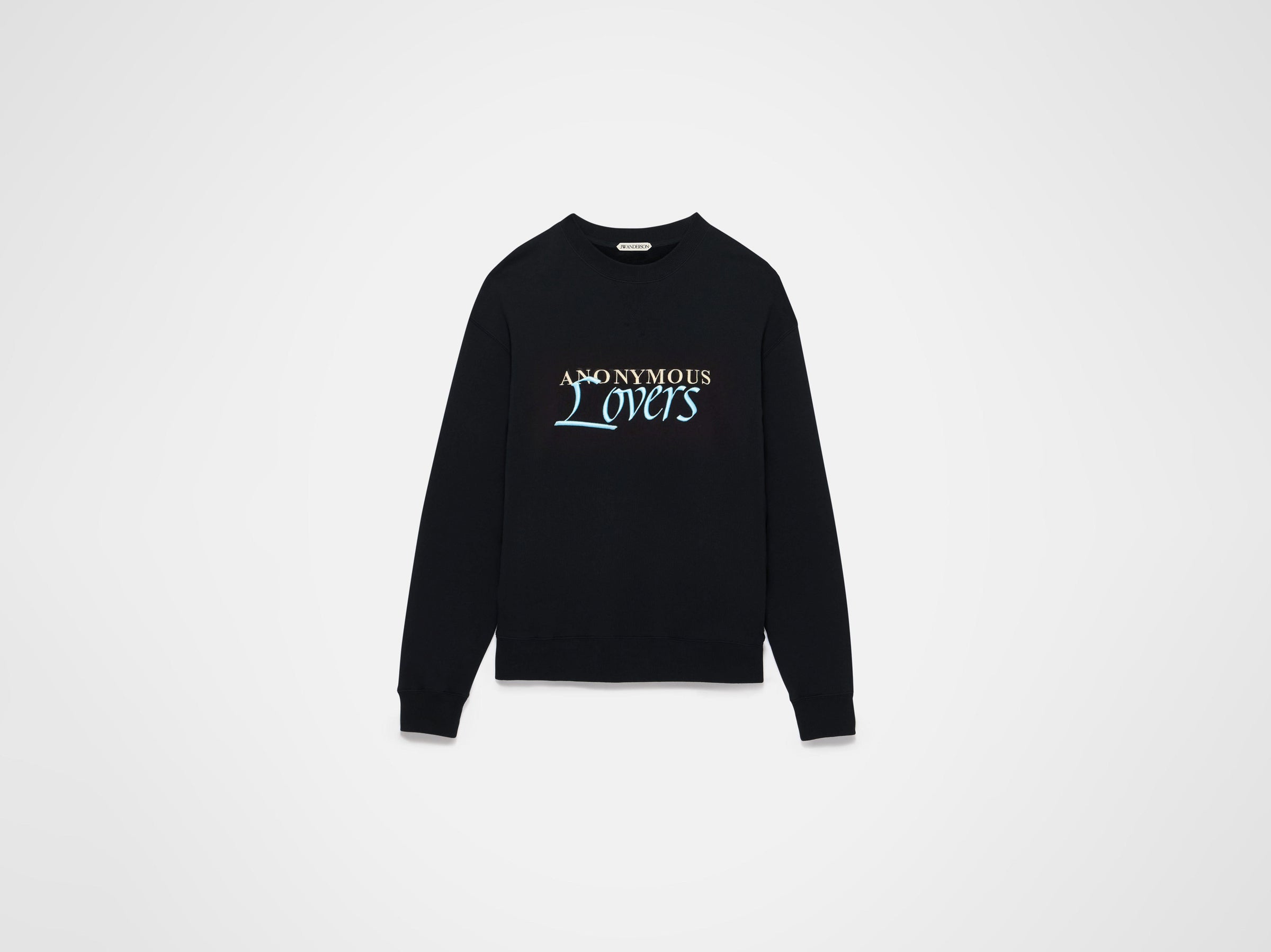 anonymous lovers sweatshirt washed black 1 Product Front 9