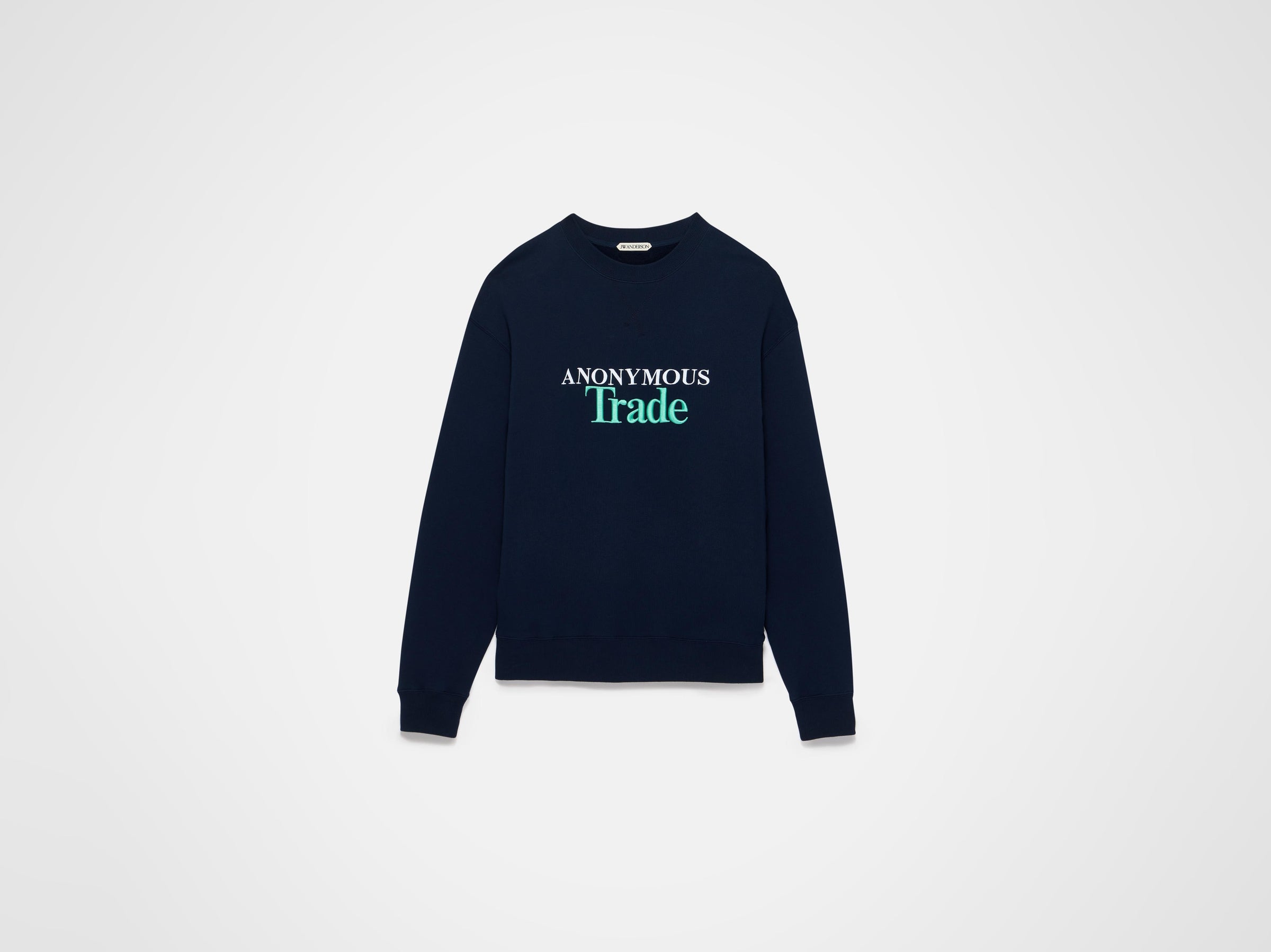 anonymous trade sweatshirt navy 1 Product Front 9
