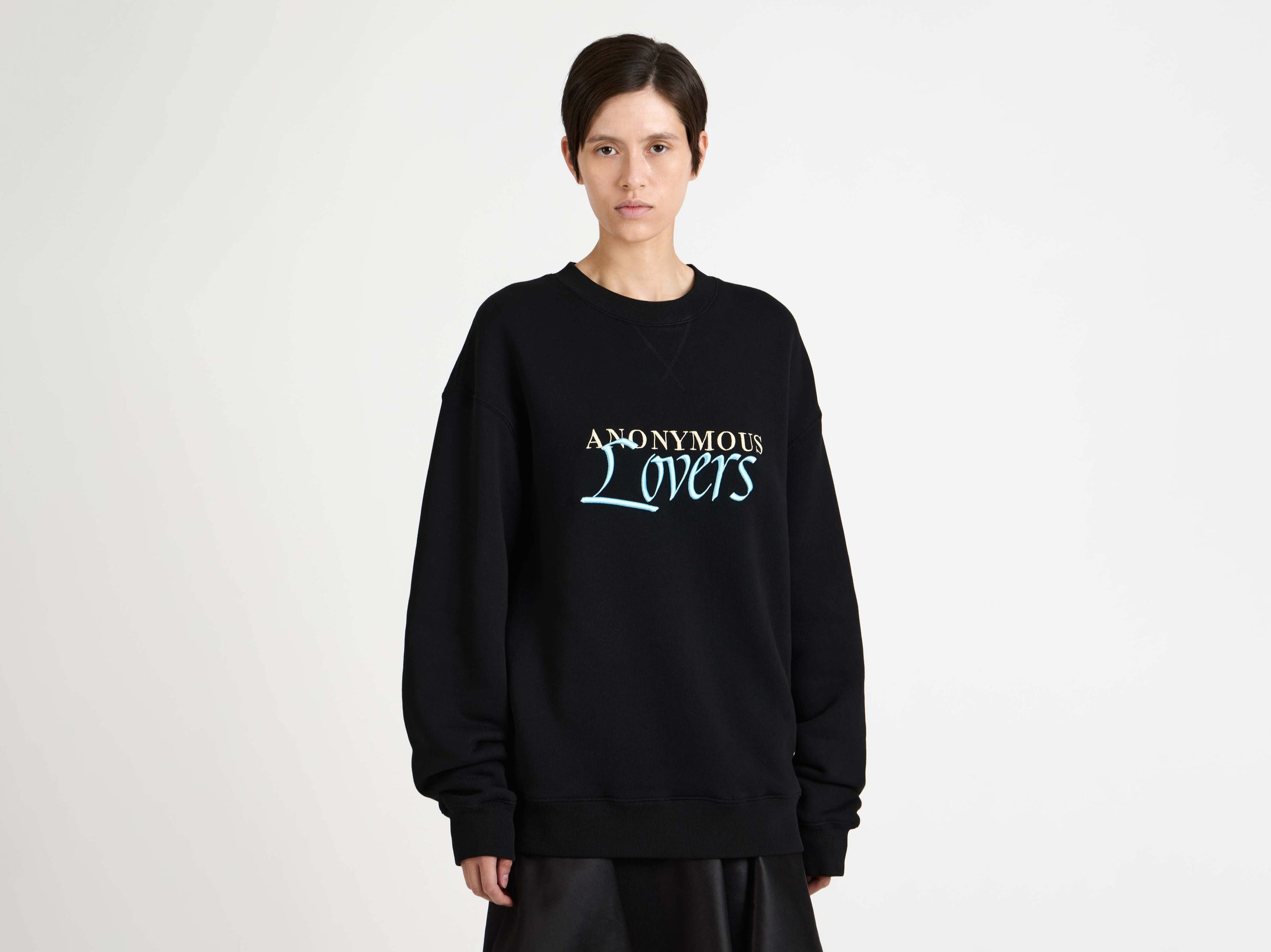 CL_ANONYMOUS LOVERS SWEATSHIRT - WASHED BLACK_JW0276PG1905