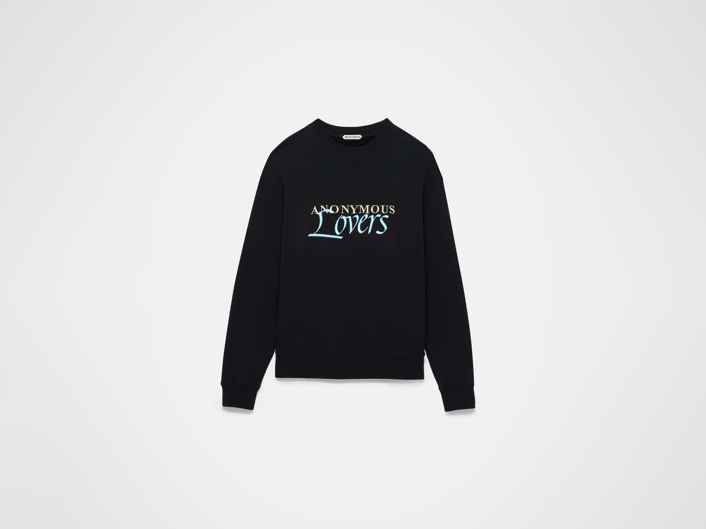 anonymous lovers sweatshirt washed black Product Front 6