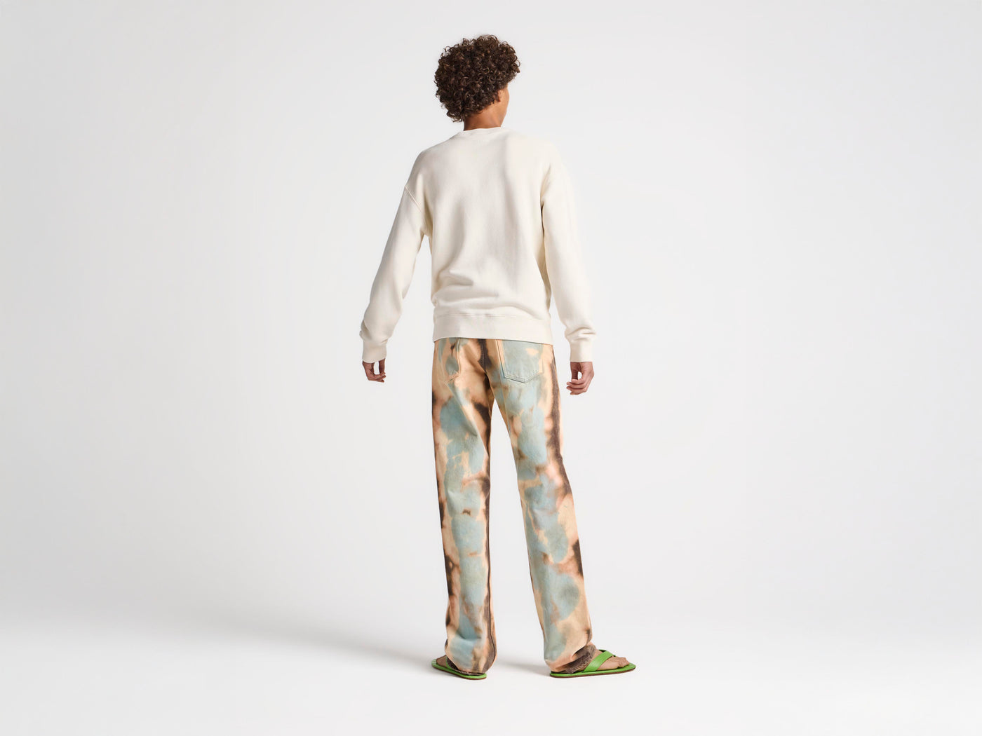 MENS STAR MAN SWEATSHIRT IN ECRU