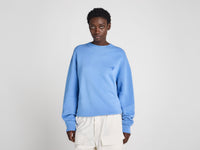 WOMENS RIBBON ANCHOR SWEATSHIRT IN WASHED BLUE